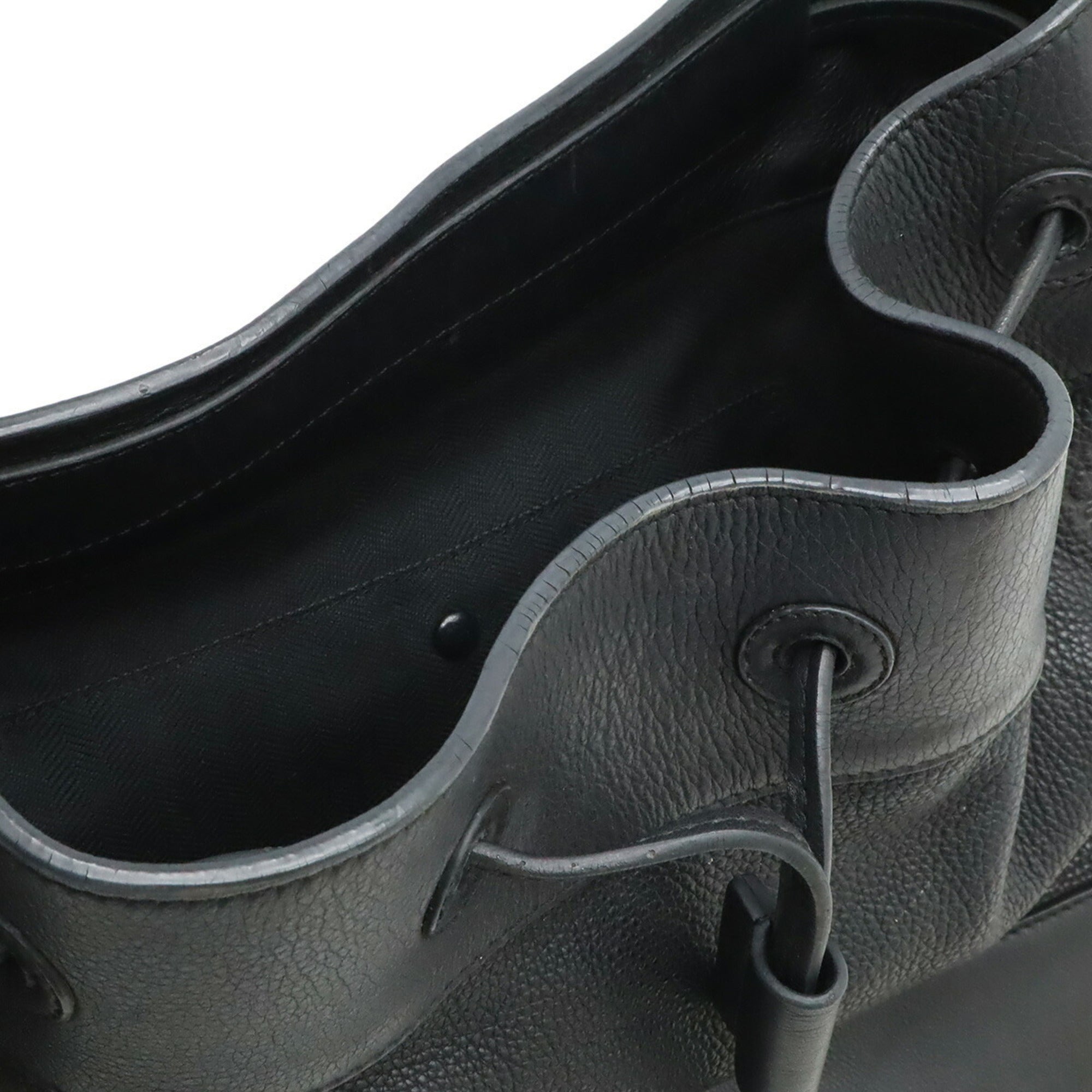 Loewe Black Leather Handbag Shoulder Bag (Pre-Owned)