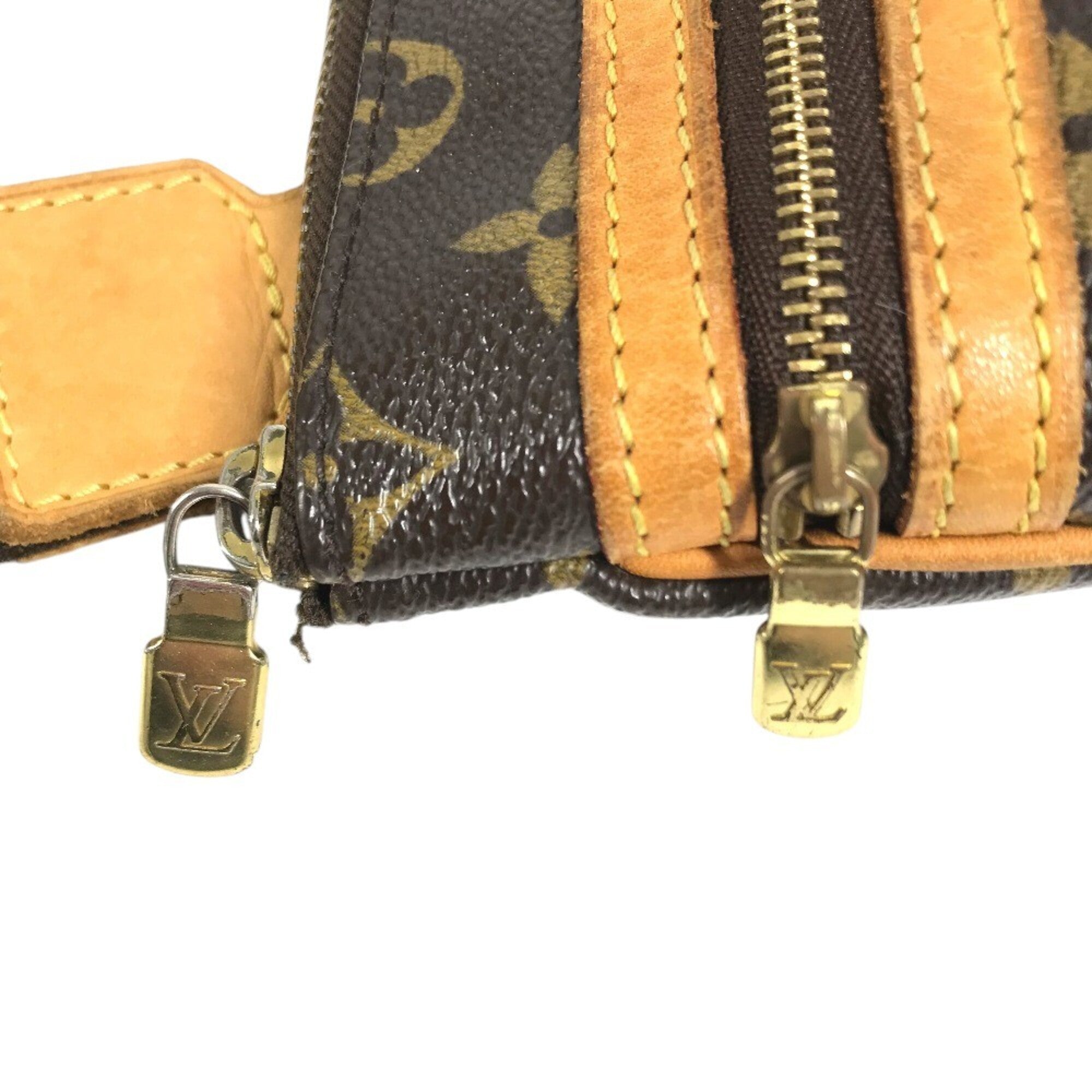 Louis Vuitton Brown Galle Monogram Monogram Pochette Shoulder Bag (Pre-Owned)