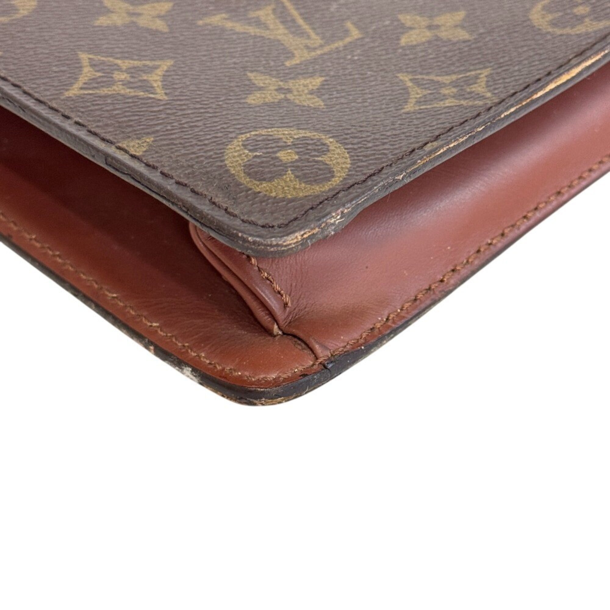 Louis Vuitton Monogram Brown Monogram Briefcase (Pre-Owned)
