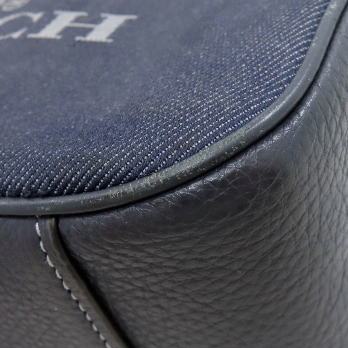Coach Navy Denim Shoulder Bag (Pre-Owned)
