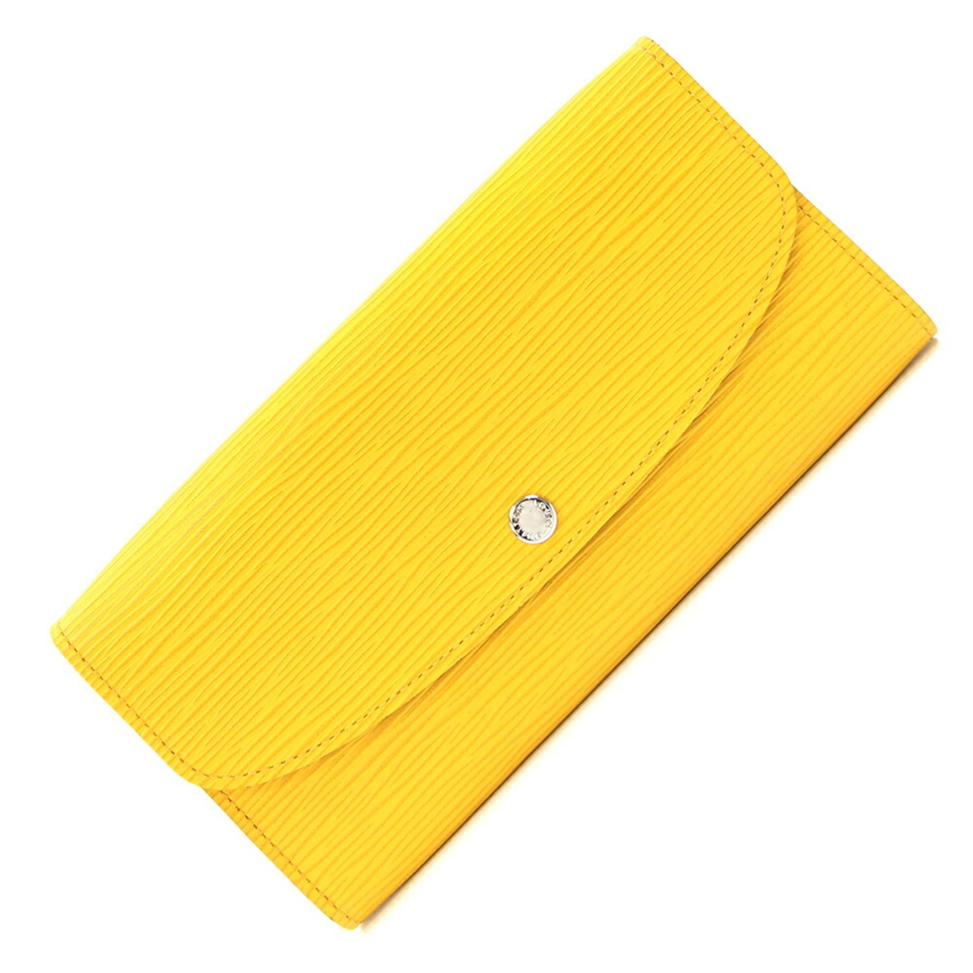 Louis Vuitton Epi Mimosa Yellow Epi Leather Long Wallet (Bi-Fold) (Pre-Owned)