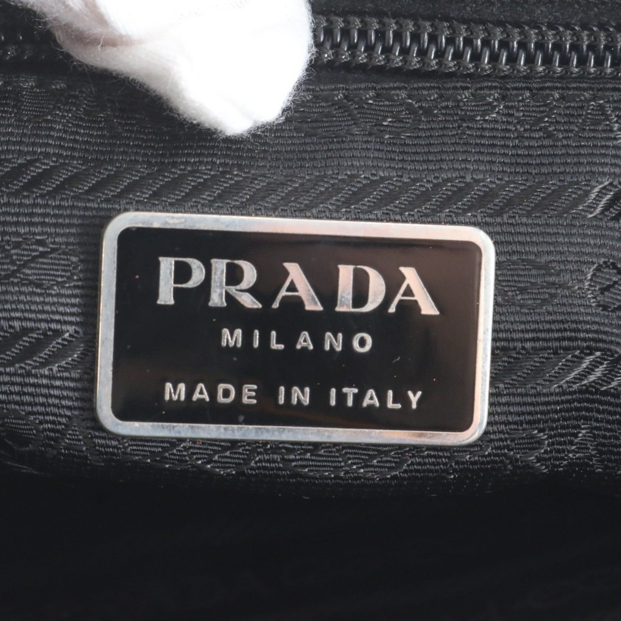 Prada Black Handbag Shoulder Bag Tote Bag (Pre-Owned)