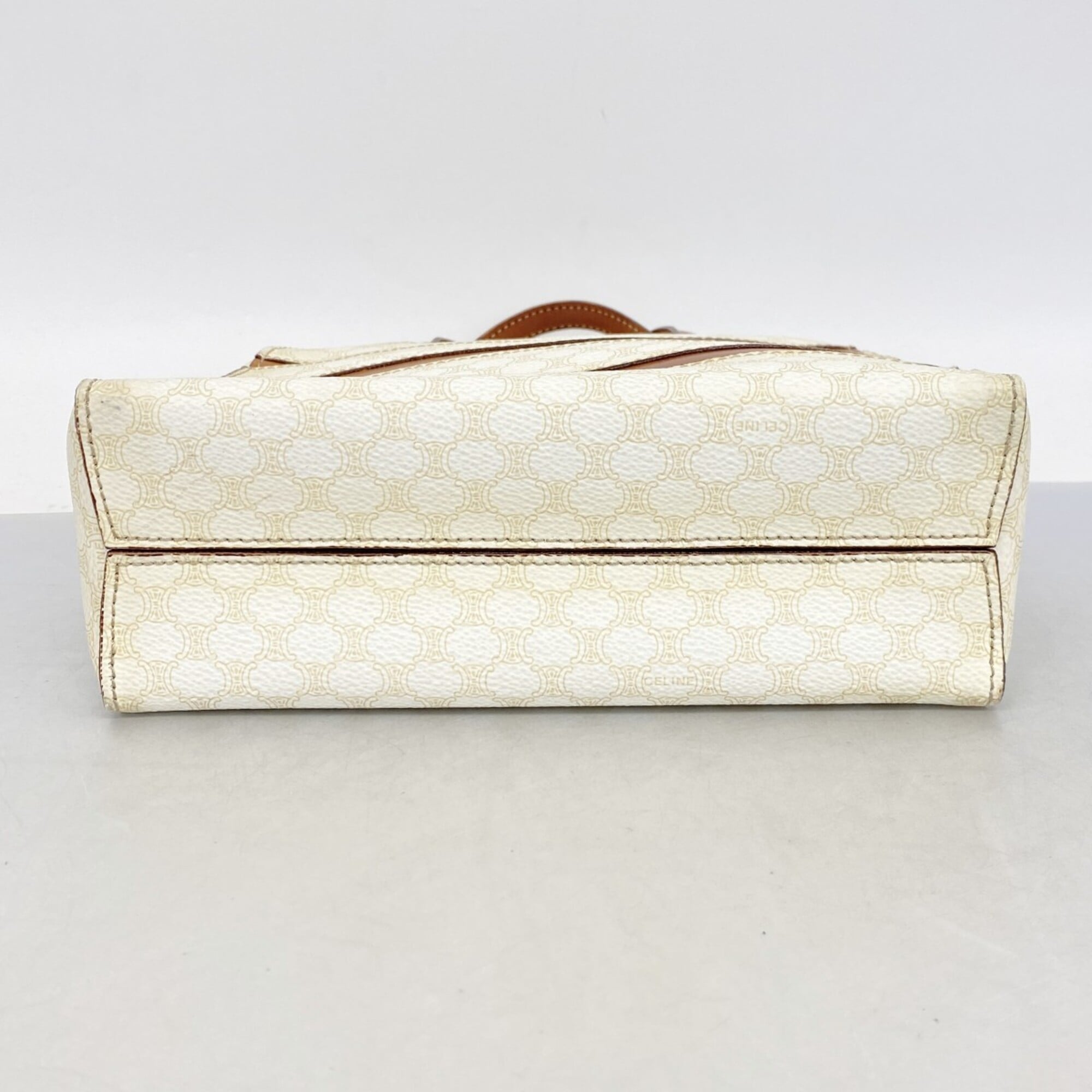 Celine White Pvc Handbag (Pre-Owned)