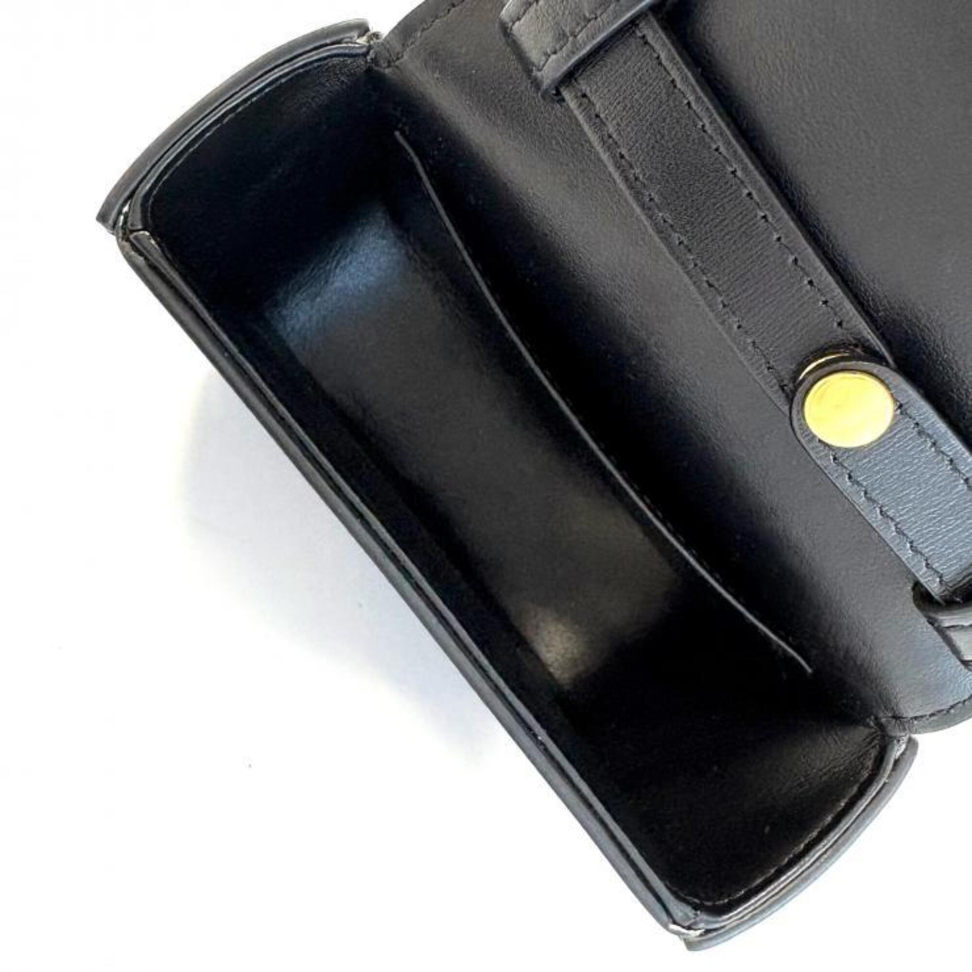 Celine Black Leather Shoulder Bag (Pre-Owned)