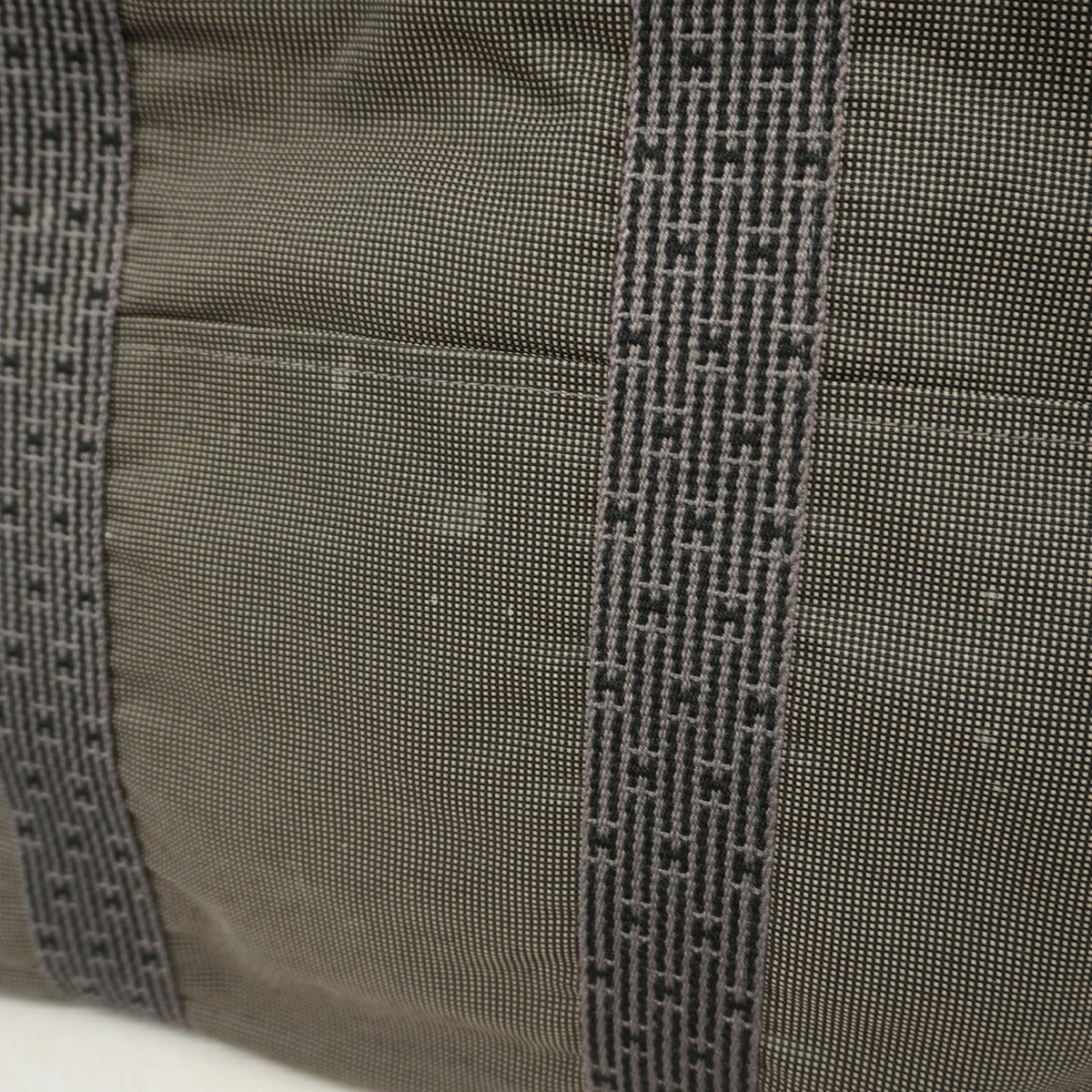 Hermes Gray Nylon Tote Bag (Pre-Owned)