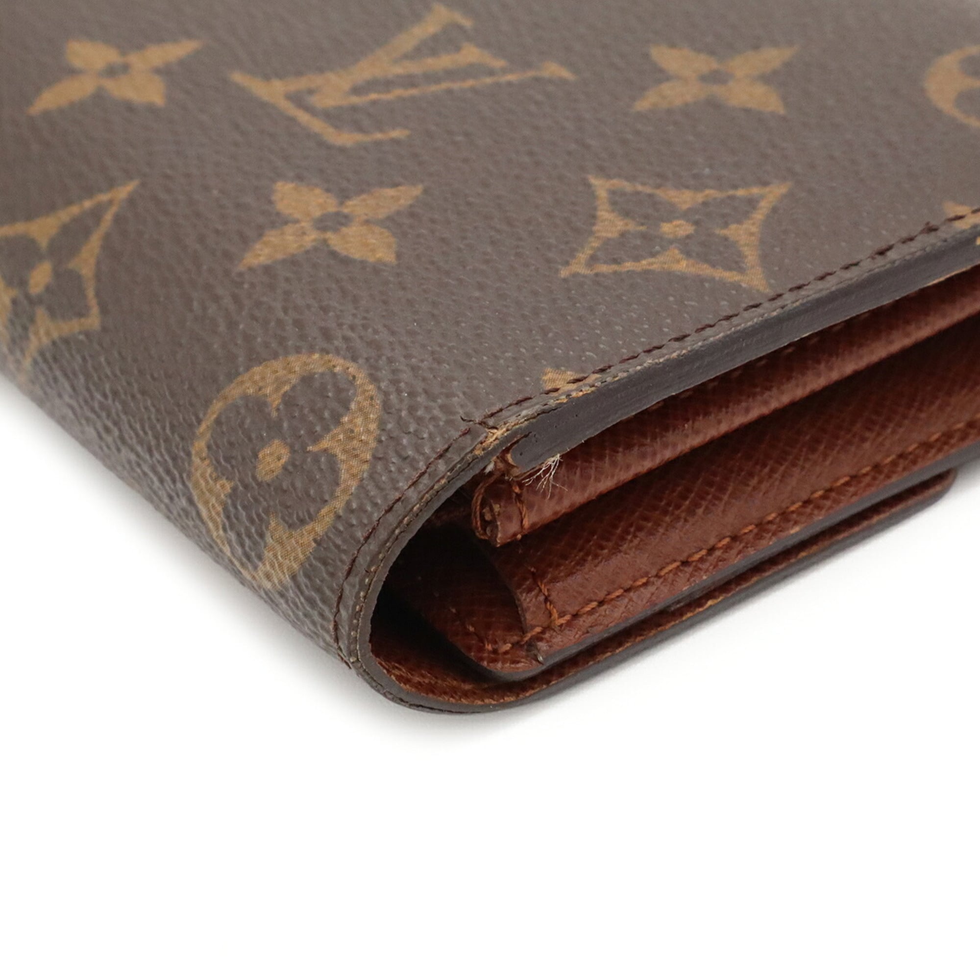 Louis Vuitton Brown Galle Monogram Long Wallet (Bi-Fold) (Pre-Owned)