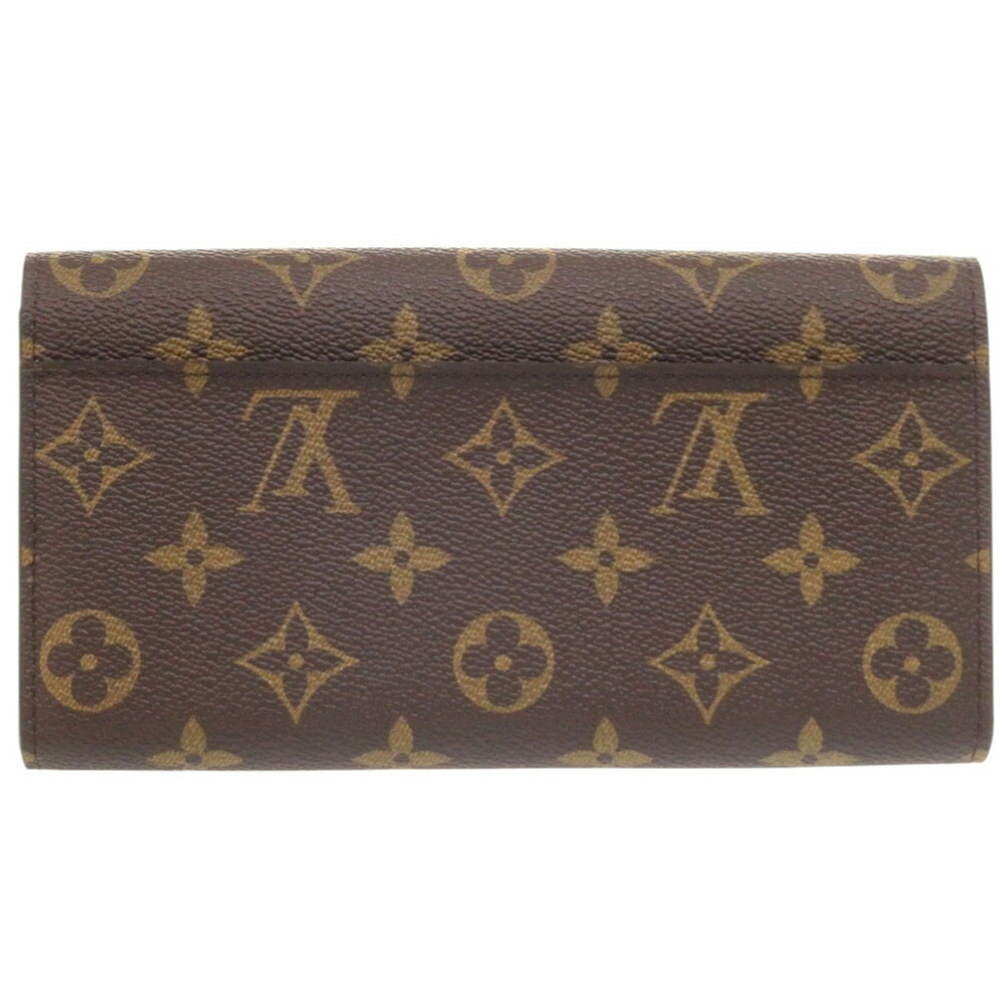 Louis Vuitton Brown Monogram Monogram Long Wallet (Bi-Fold) (Pre-Owned)