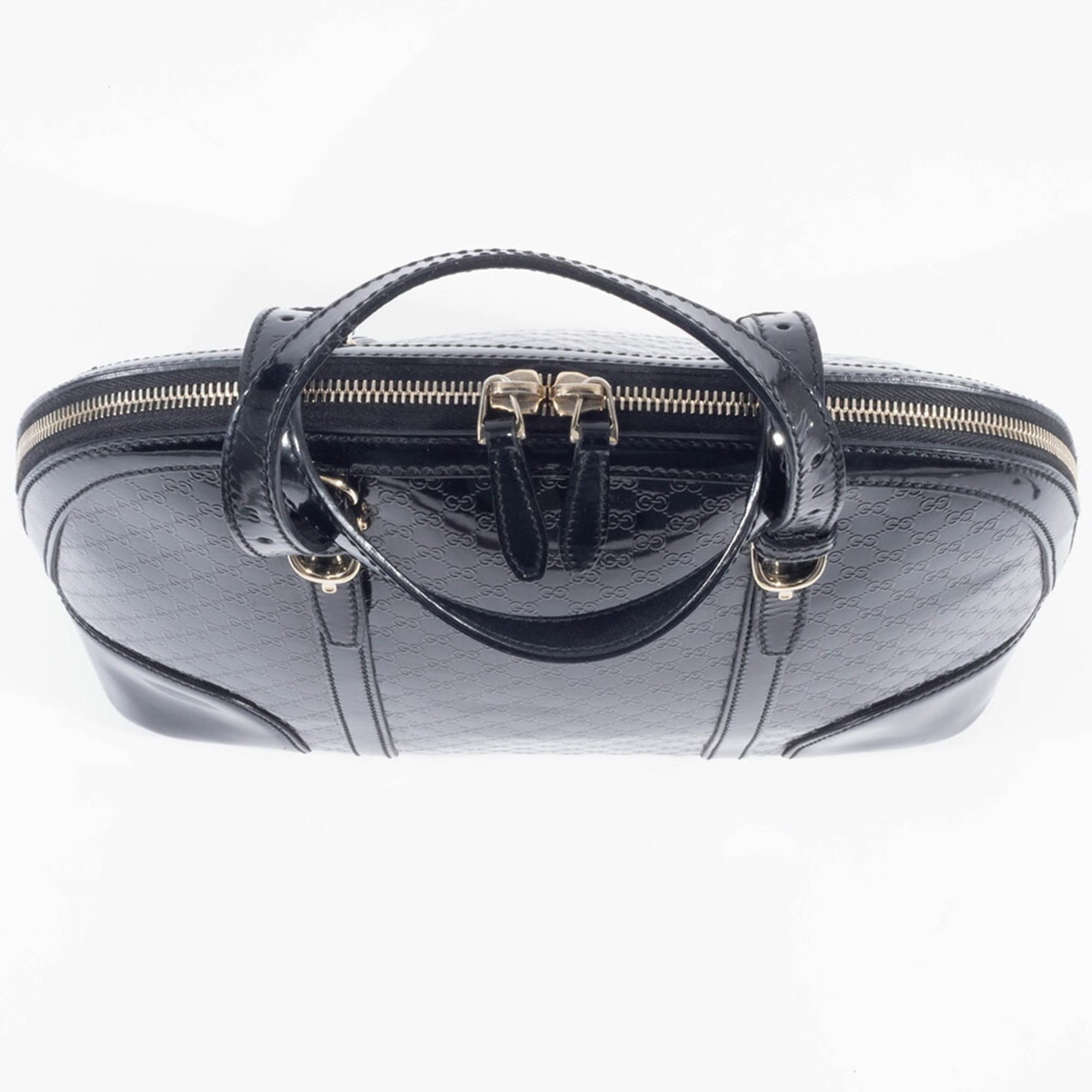 Gucci Black Patent Leather Handbag (Pre-Owned)