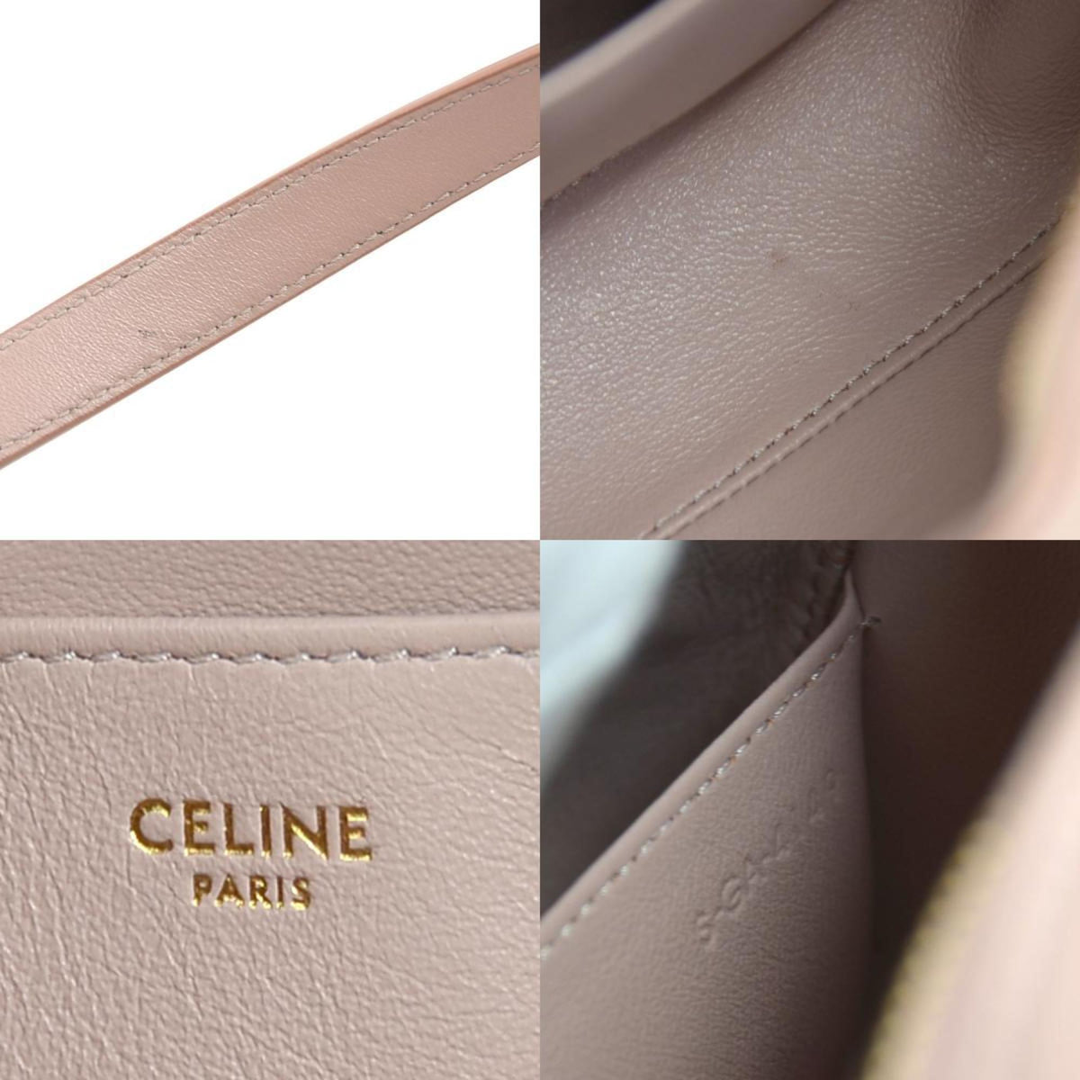 Celine Pink Leather Shoulder Bag (Pre-Owned)