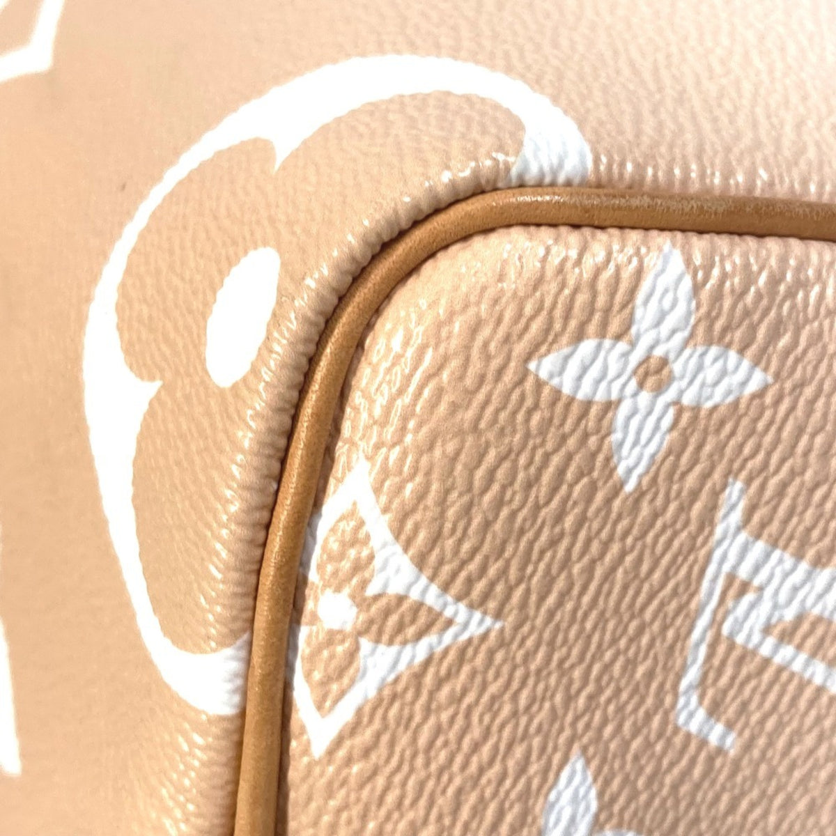Louis Vuitton Orange Monogram Boston Bag Handbag Shoulder Bag (Pre-Owned)
