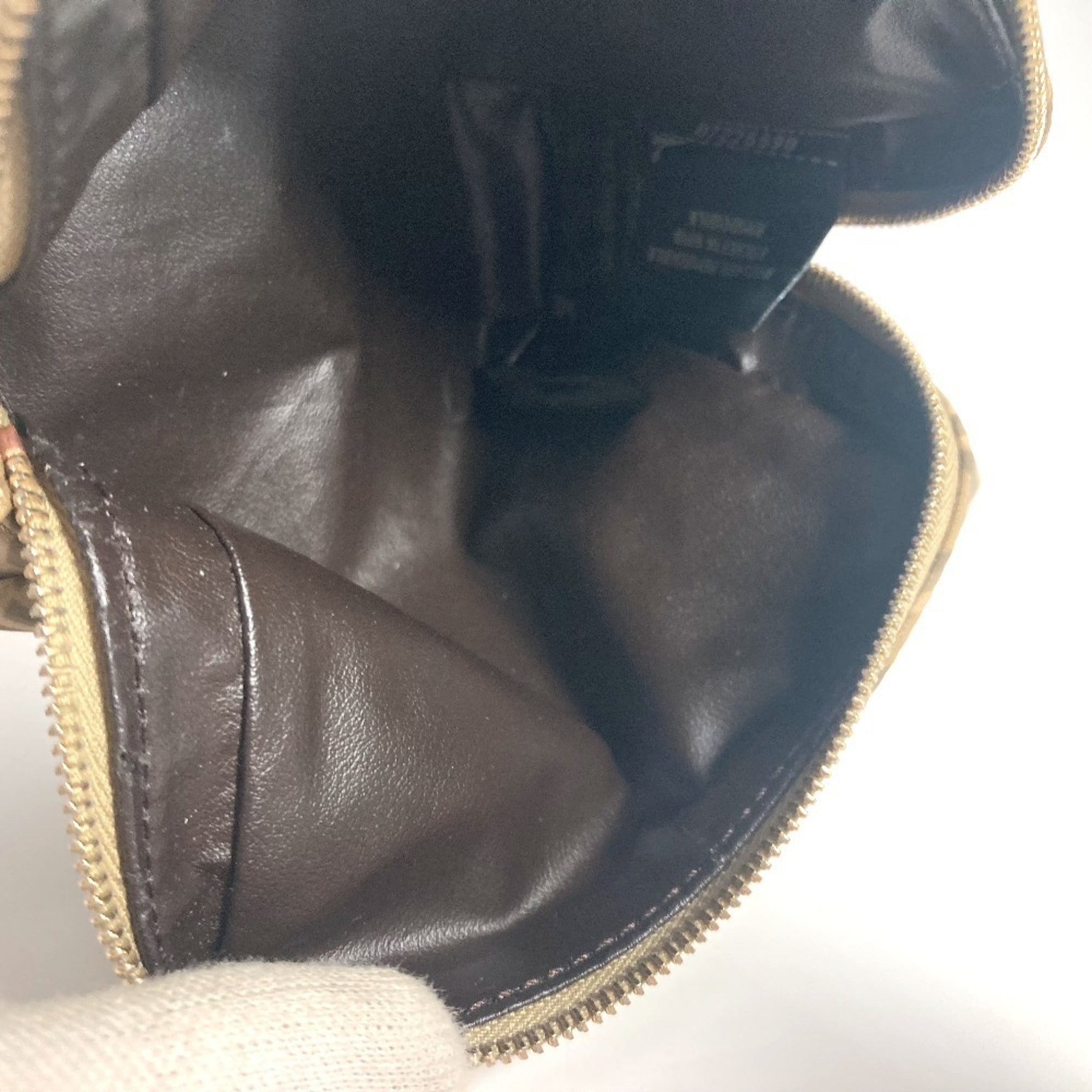 Fendi Beige Nylon Pouch (Pre-Owned)