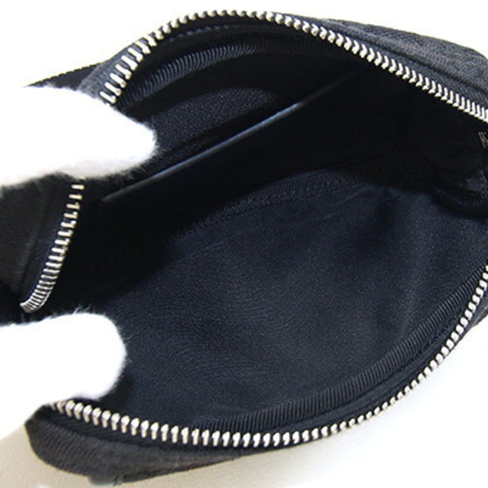 Gucci Black Canvas Leather Pochette Shoulder Bag (Pre-Owned)