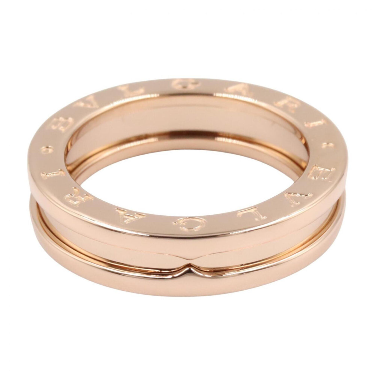 Bvlgari Gold Pink Gold (18K) Band Ring (Pre-Owned)