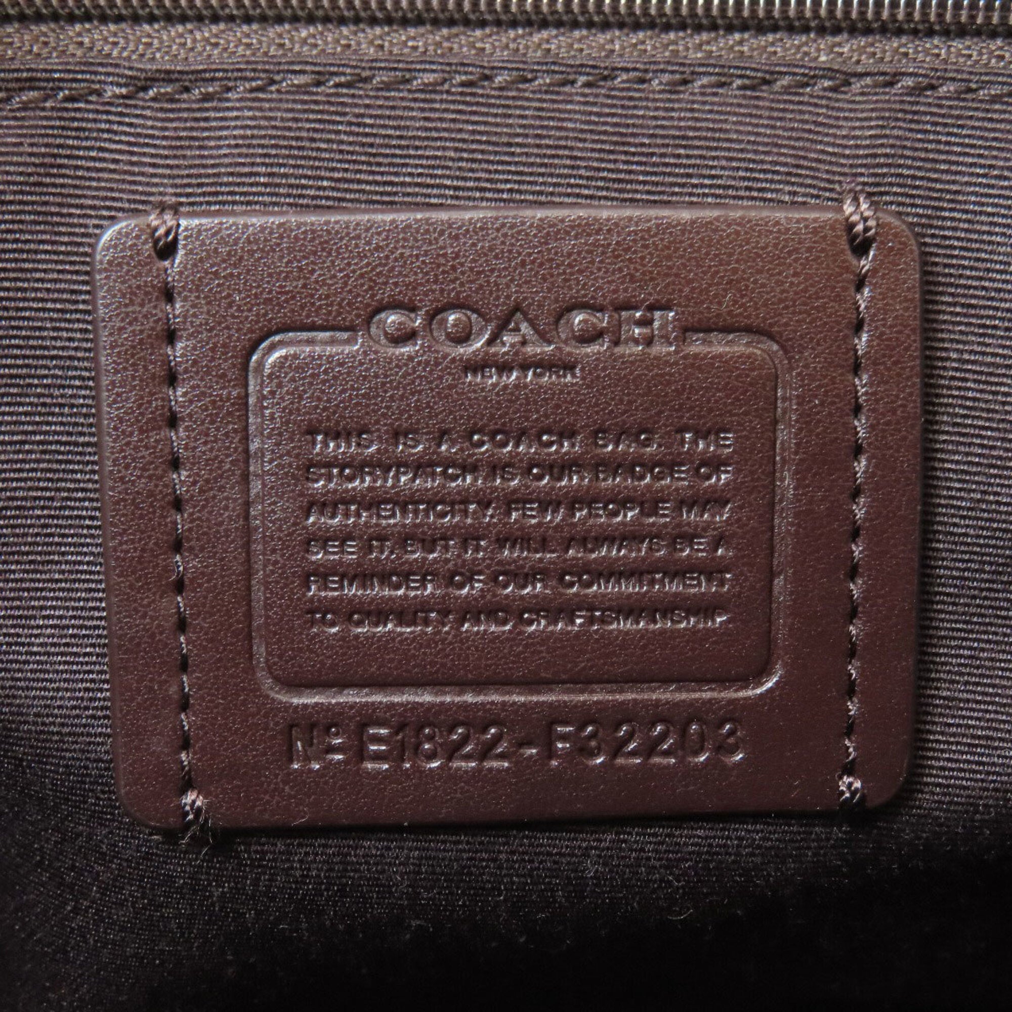 Coach Beige White Pvc Handbag (Pre-Owned)