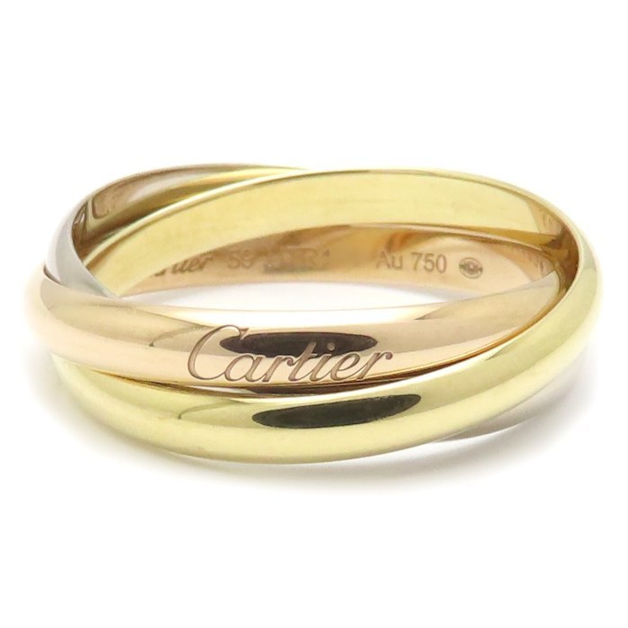 Cartier Trinity Yellow Gold (18K) Pink Gold (18K) White Gold (18K) Band Ring (Pre-Owned)