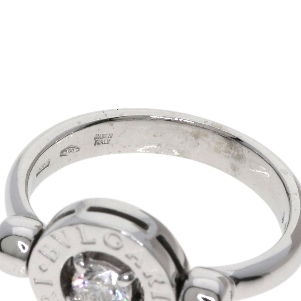Bvlgari Bvlgari Bvlgari White Gold (18K) Band Ring (Pre-Owned)