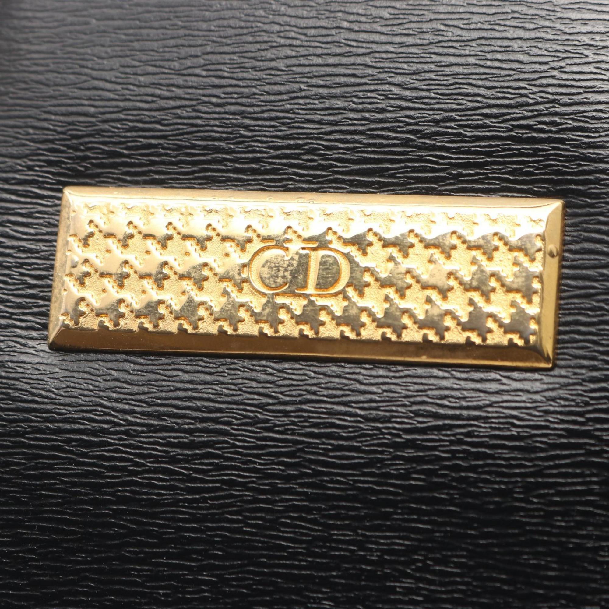 Christian Dior Black Leather Handbag (Pre-Owned)