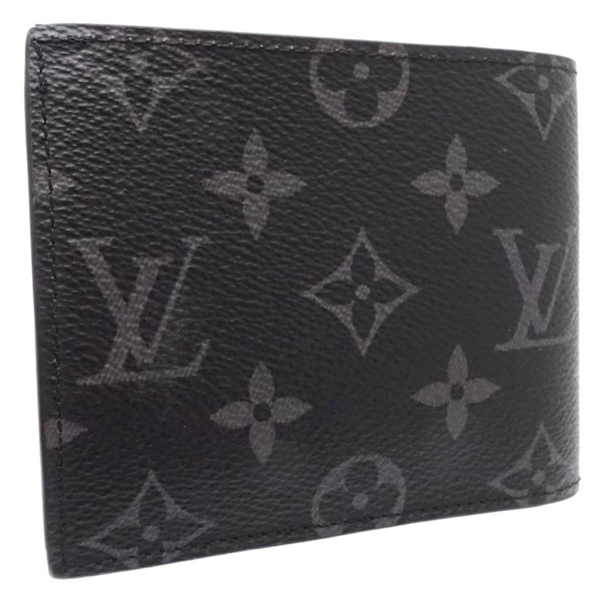 Louis Vuitton Monogram Eclipse Noir Monogram Eclipse Wallet (Bi-Fold) (Pre-Owned)