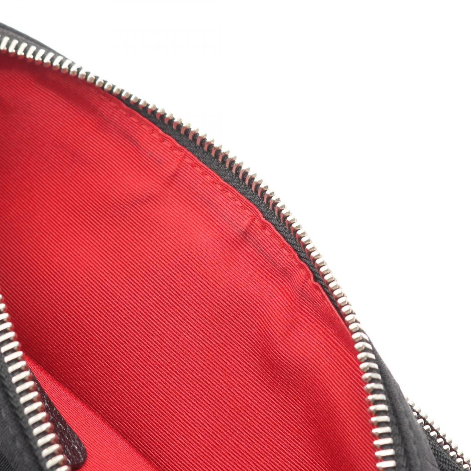 Bvlgari Black Canvas Fanny Pack Handbag (Pre-Owned)
