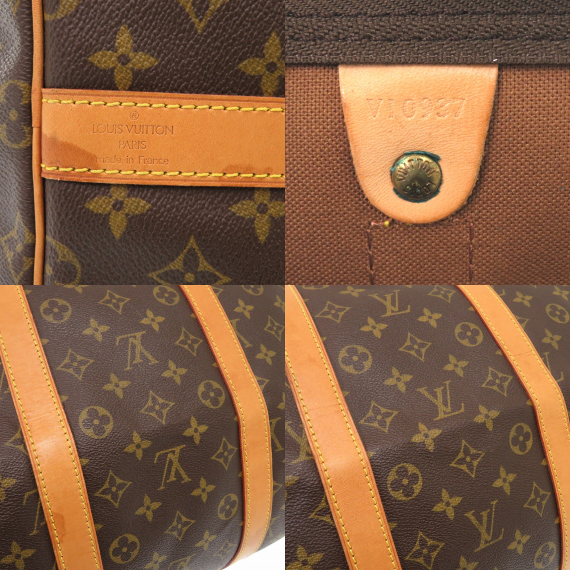 Louis Vuitton Brown Monogram Canvas Boston Bag (Pre-Owned)