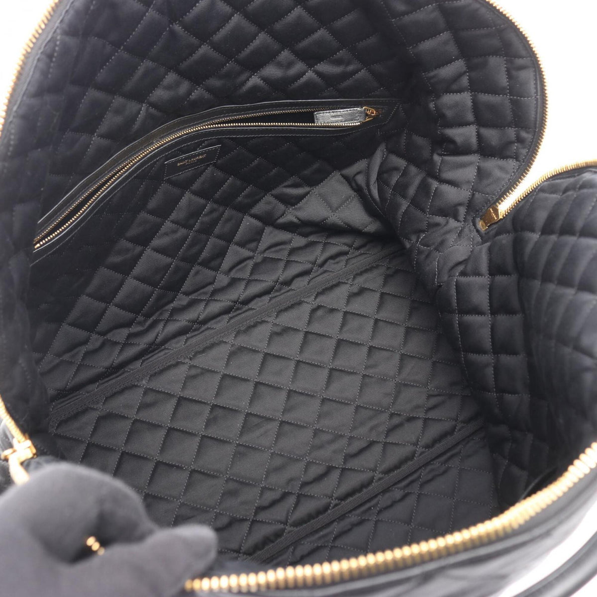 Saint Laurent Black Leather Boston Bag Handbag (Pre-Owned)