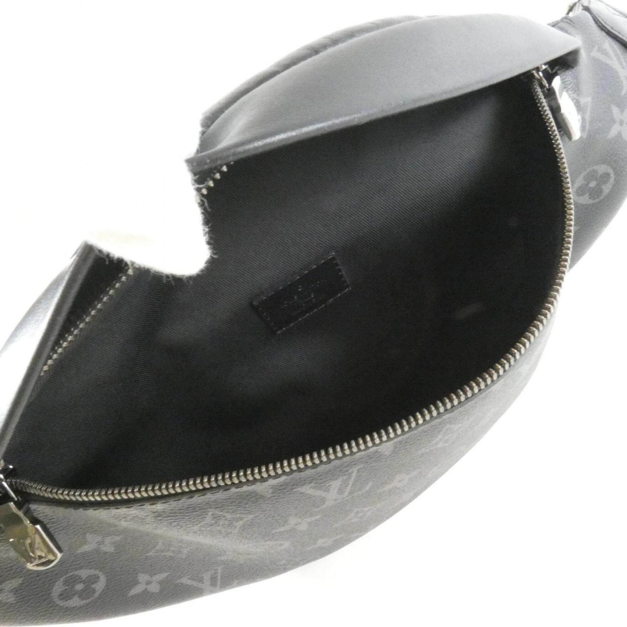 Louis Vuitton Black Coated Canvas Shoulder Bag (Pre-Owned)