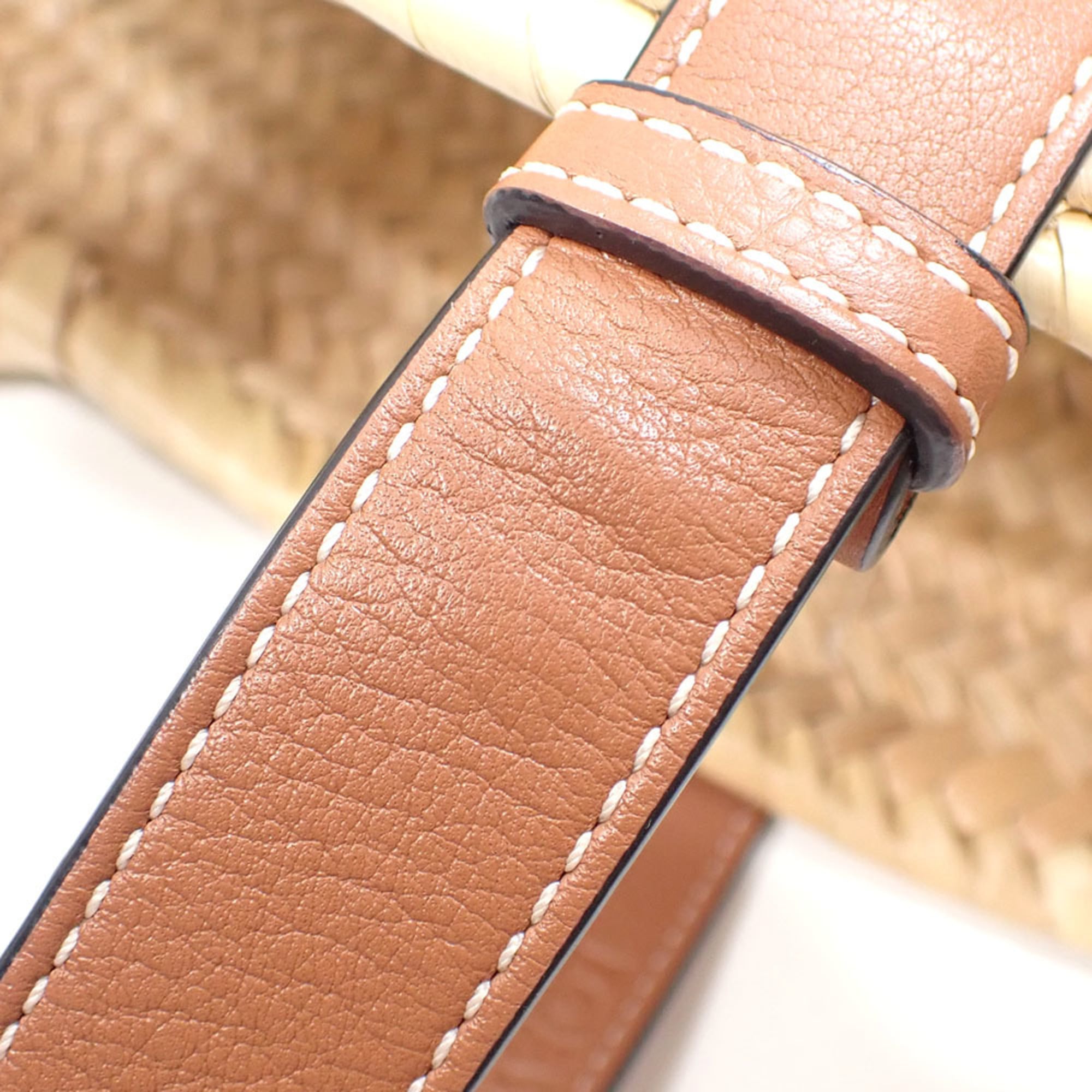 Loewe Leather Basket Handbag (Pre-Owned)