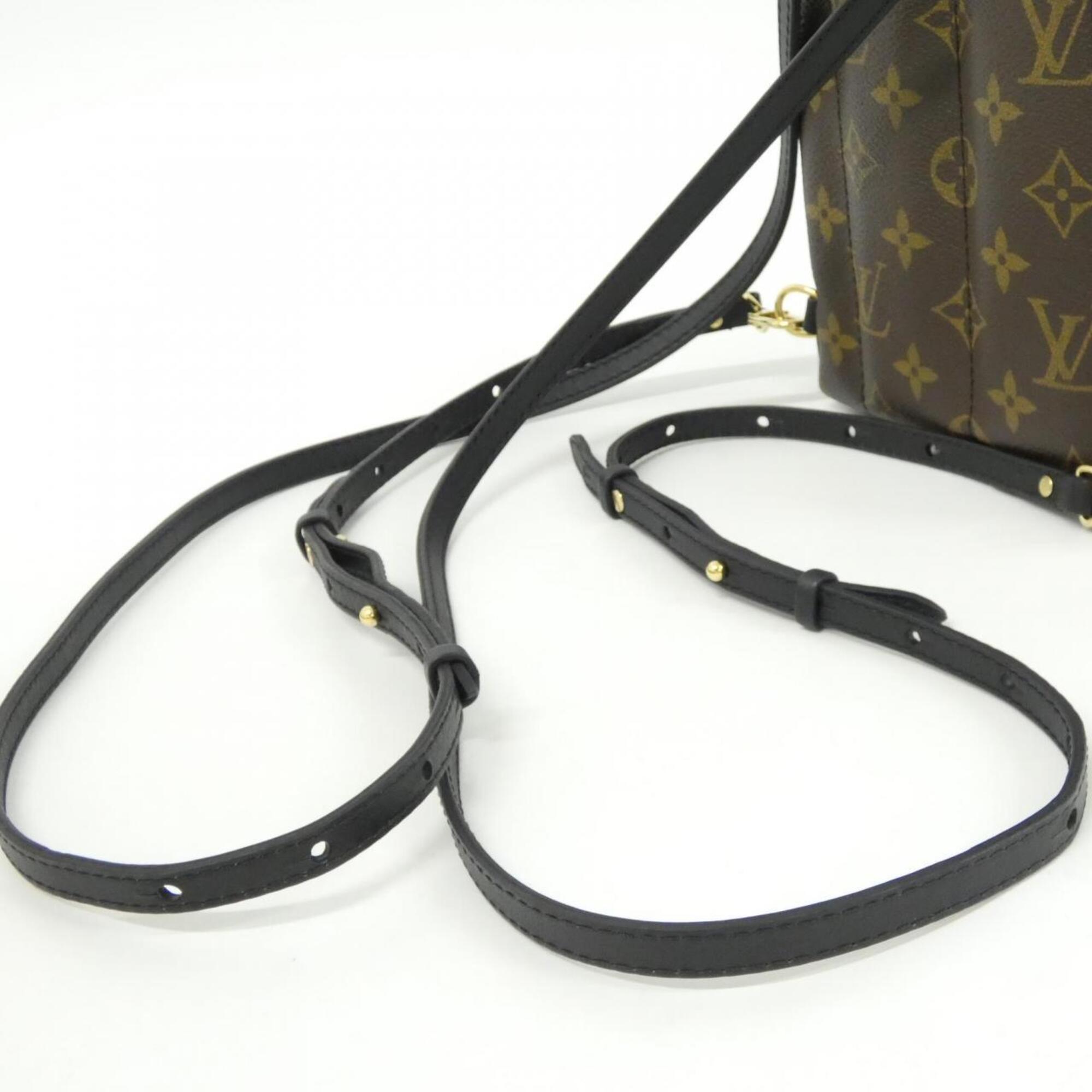 Louis Vuitton Monogram Marron Coated Canvas Backpack (Pre-Owned)