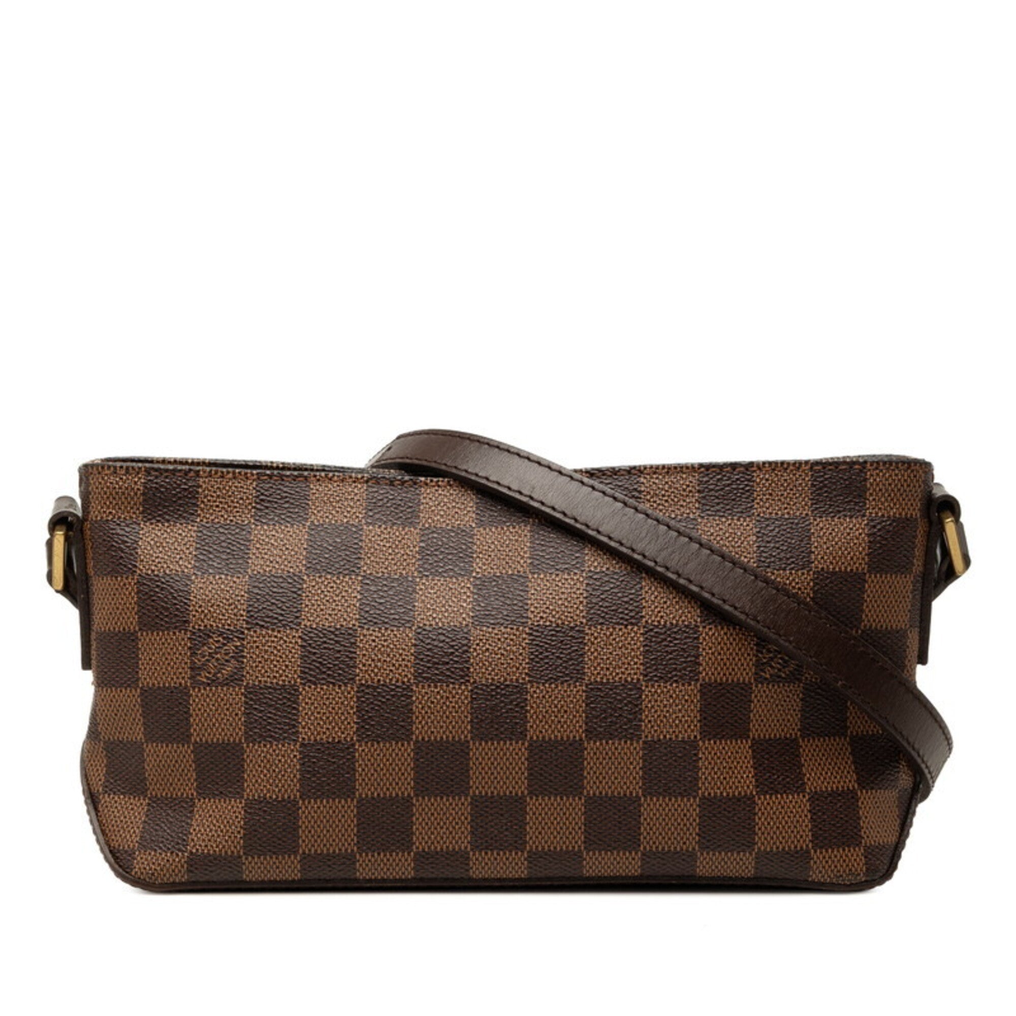 Louis Vuitton Brown Pvc Leather Shoulder Bag (Pre-Owned)