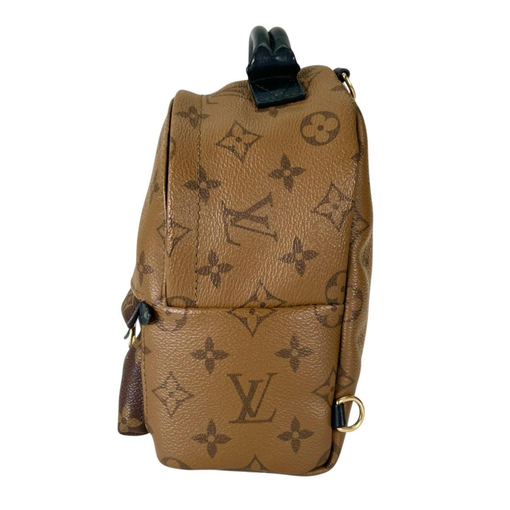 Louis Vuitton Brown Leather Backpack (Pre-Owned)