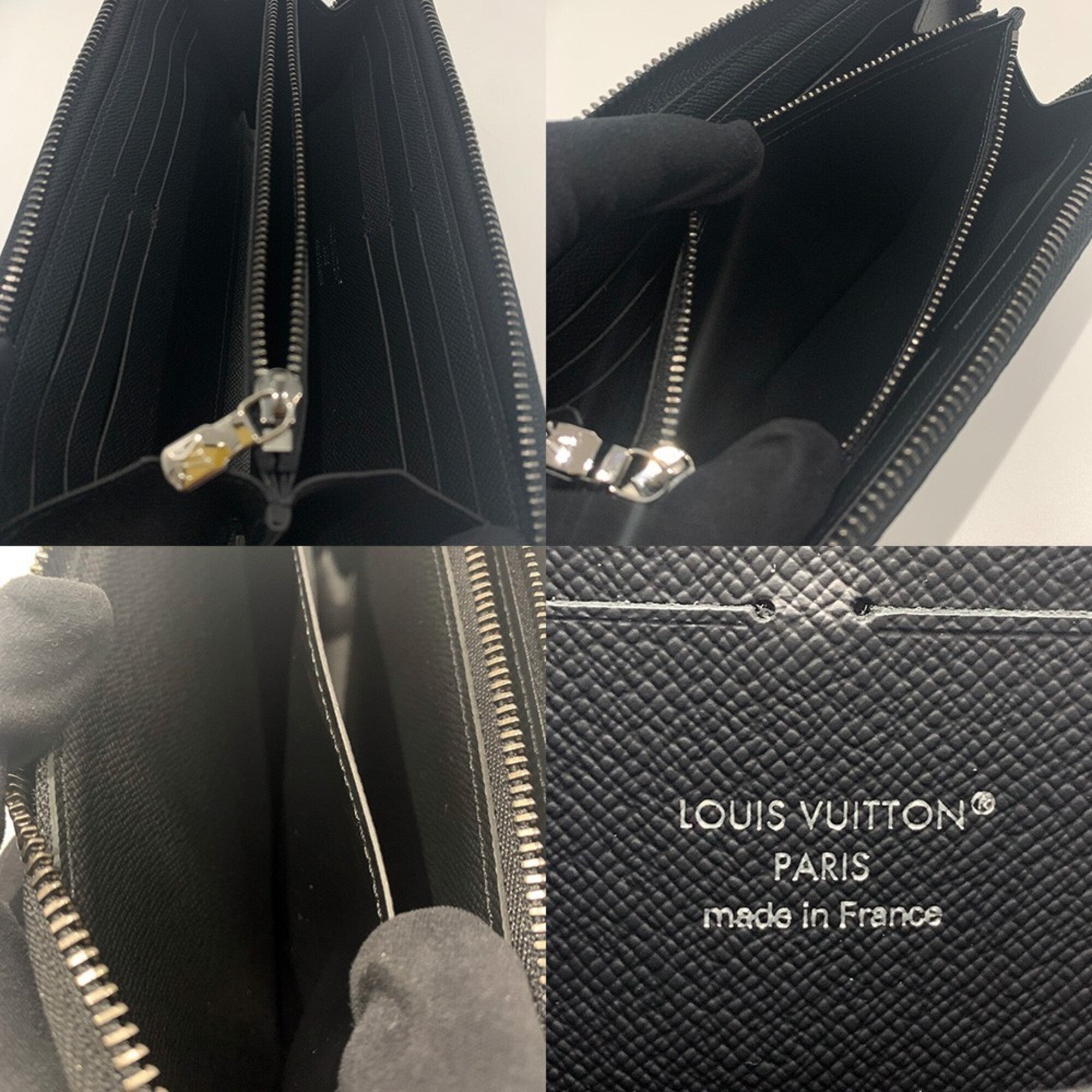 Louis Vuitton Monogram Eclipse Black Monogram Eclipse Canvas Long Wallet (Bi-Fold) (Pre-Owned)