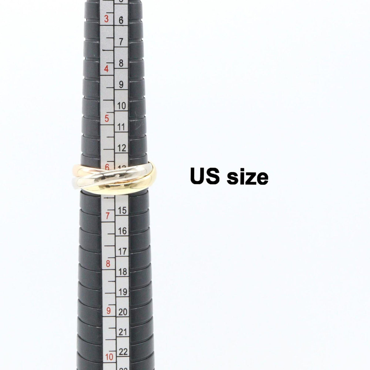 Cartier Pink Gold White Gold Yellow Gold Yellow Gold (18K) Pink Gold (18K) White Gold (18K) Band Ring (Pre-Owned)