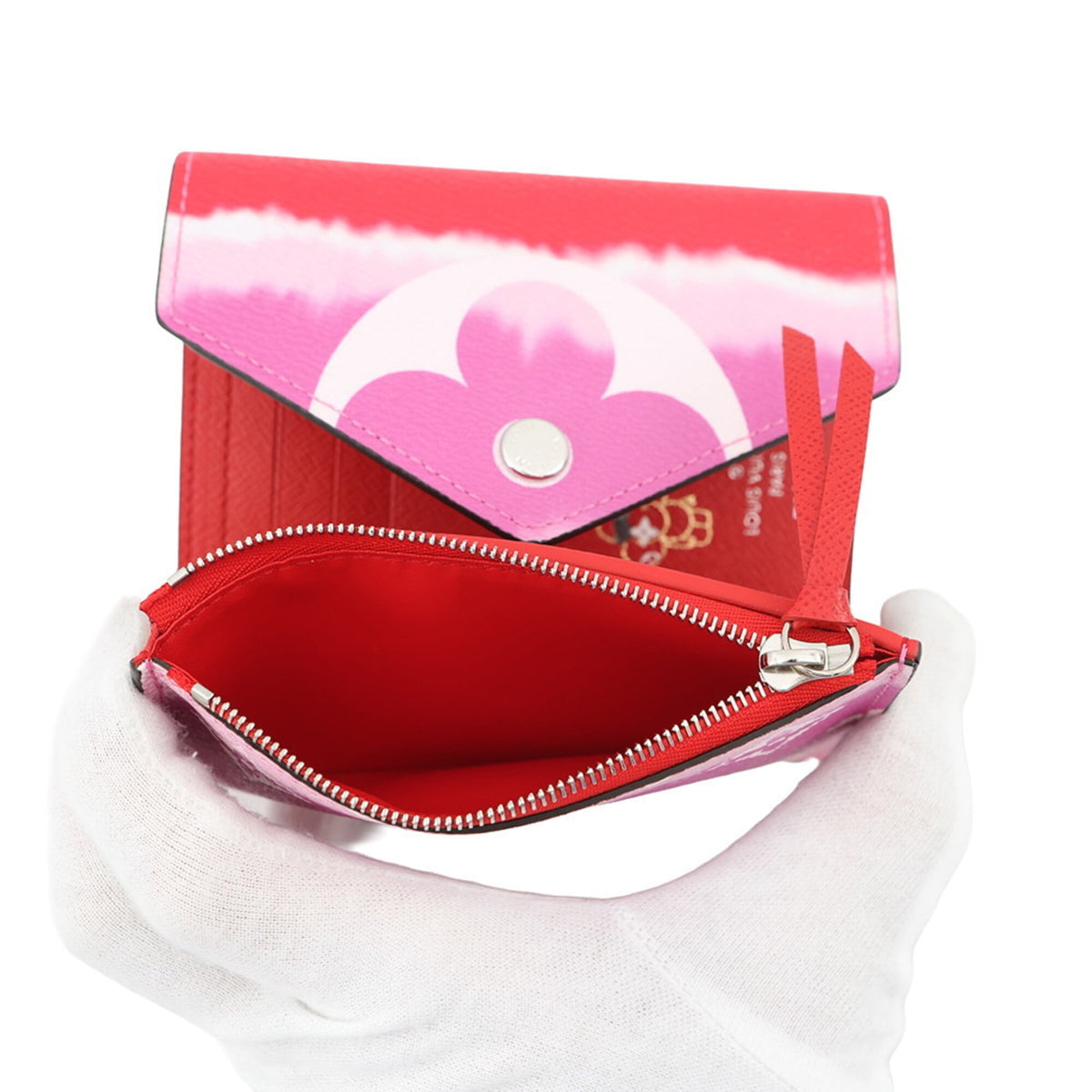Louis Vuitton Rouge Monogram Coin Purse/Coin Case (Pre-Owned)