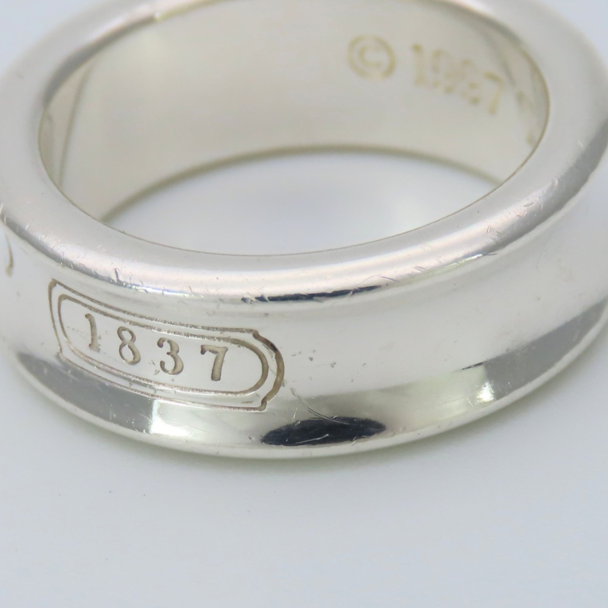 Tiffany Silver Silver 925 Band Ring (Pre-Owned)