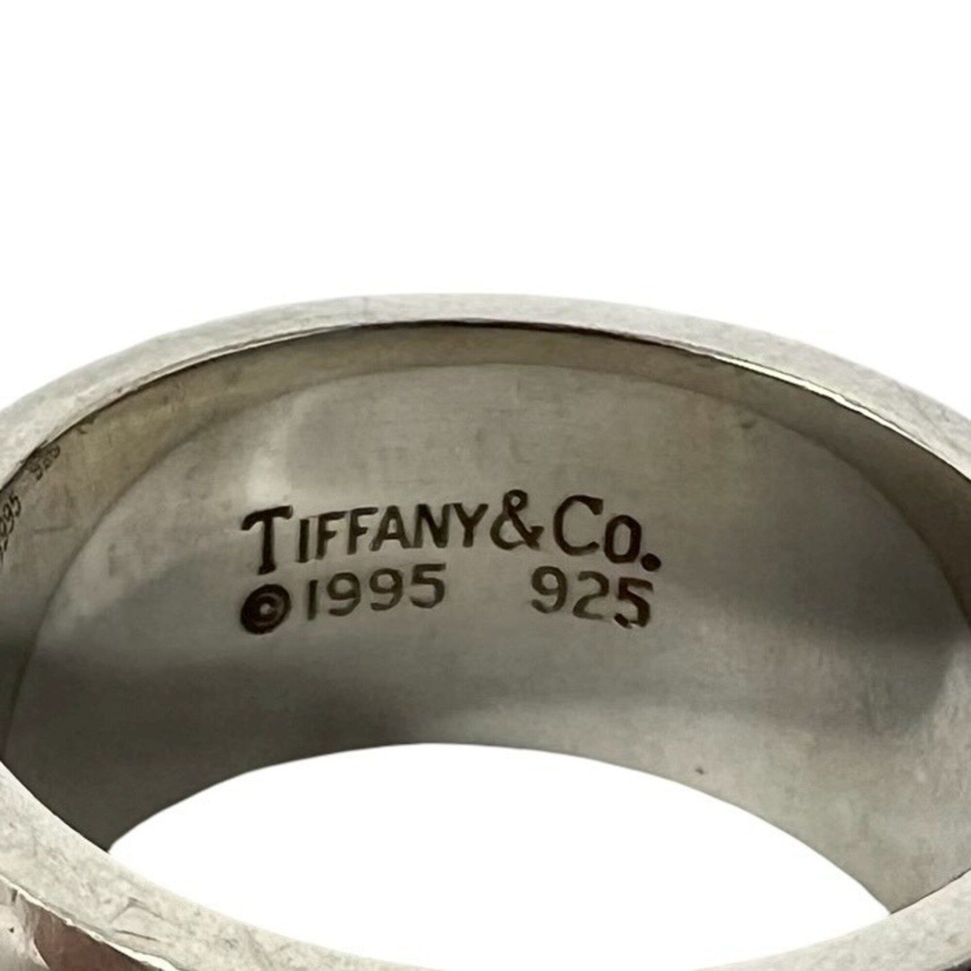 Tiffany Silver Silver 925 Band Ring (Pre-Owned)