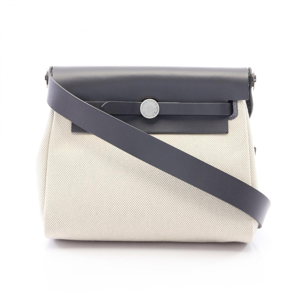 Hermes Ardoise Ecru Gray Ivory Handbag Shoulder Bag (Pre-Owned)
