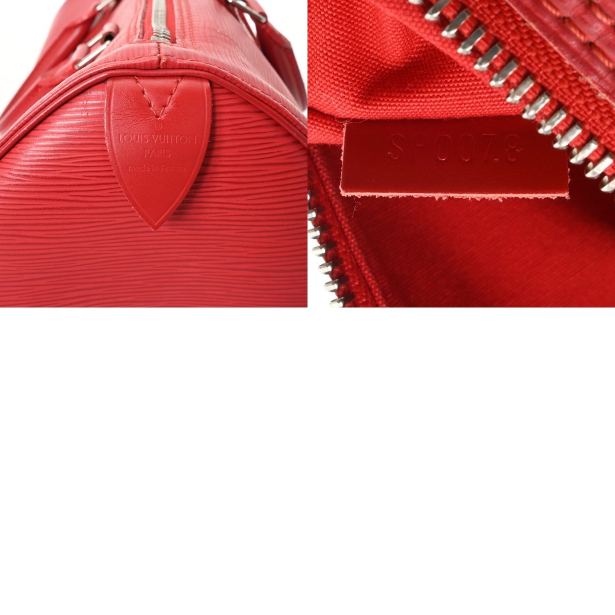 Louis Vuitton Castilian Red Epi Leather Handbag (Pre-Owned)