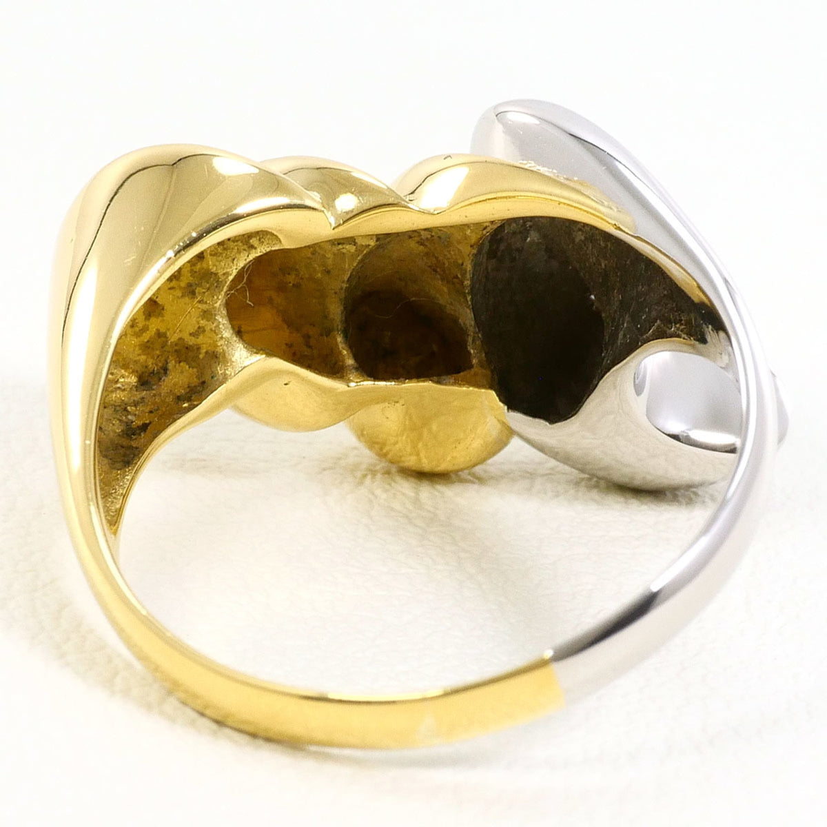 Unbranded Platinum Yellow Gold Yellow Gold (18K) Platinum 900 Band Ring (Pre-Owned)