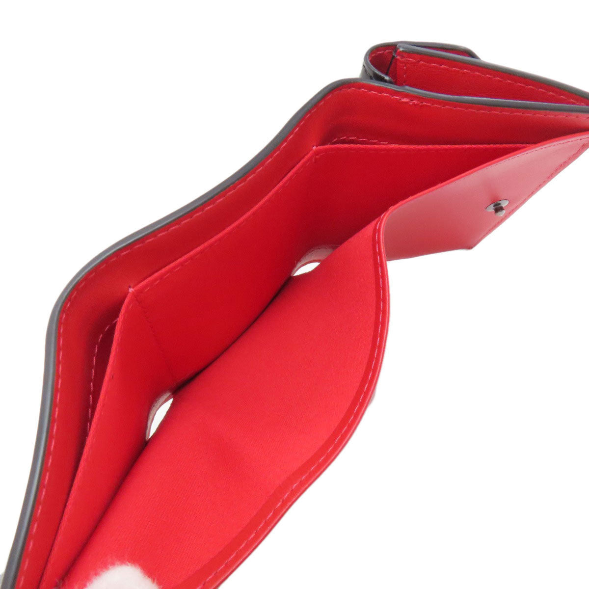 Christian Louboutin Black Patent Leather Wallet (Tri-Fold) (Pre-Owned)