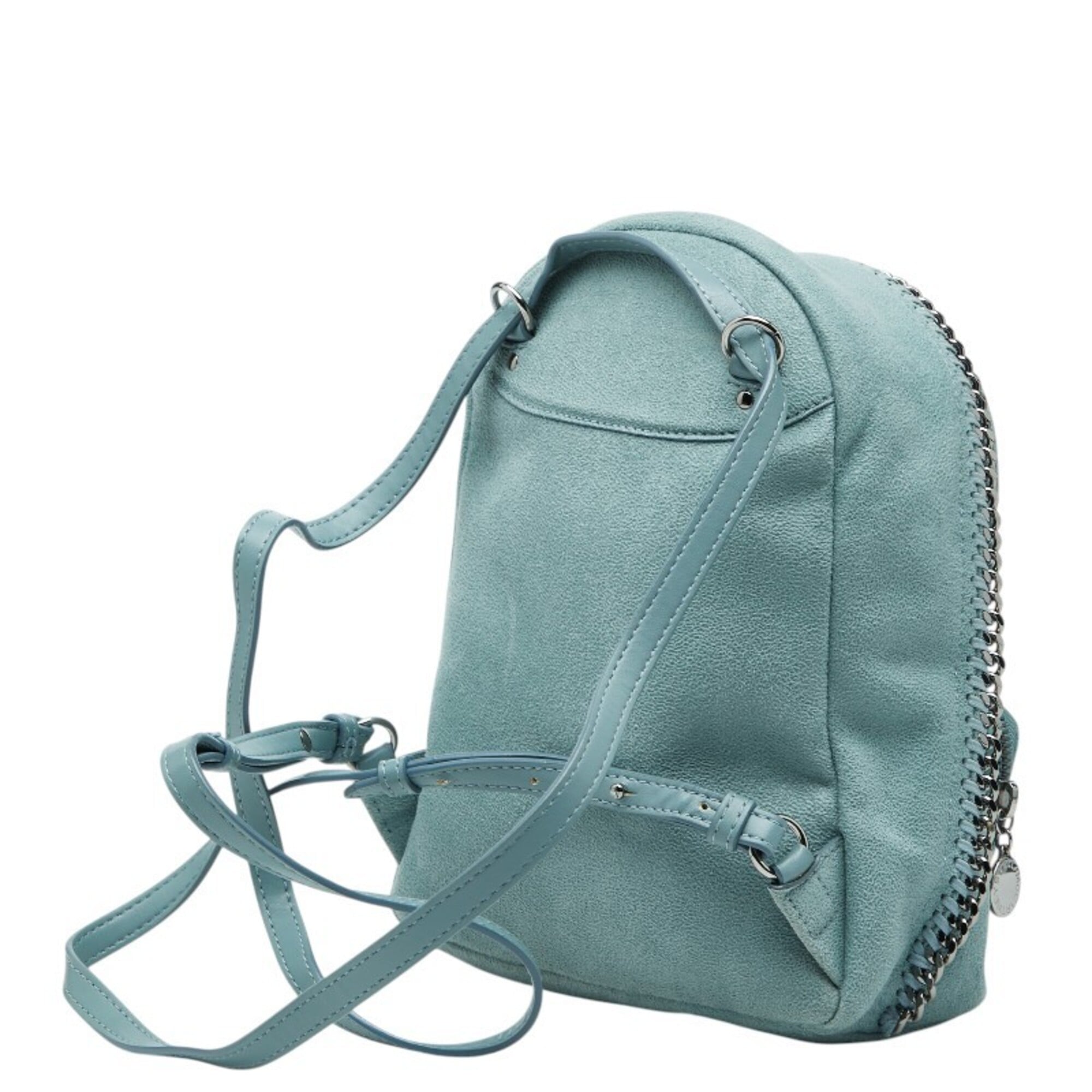Stella Mccartney Blue Suede Backpack (Pre-Owned)