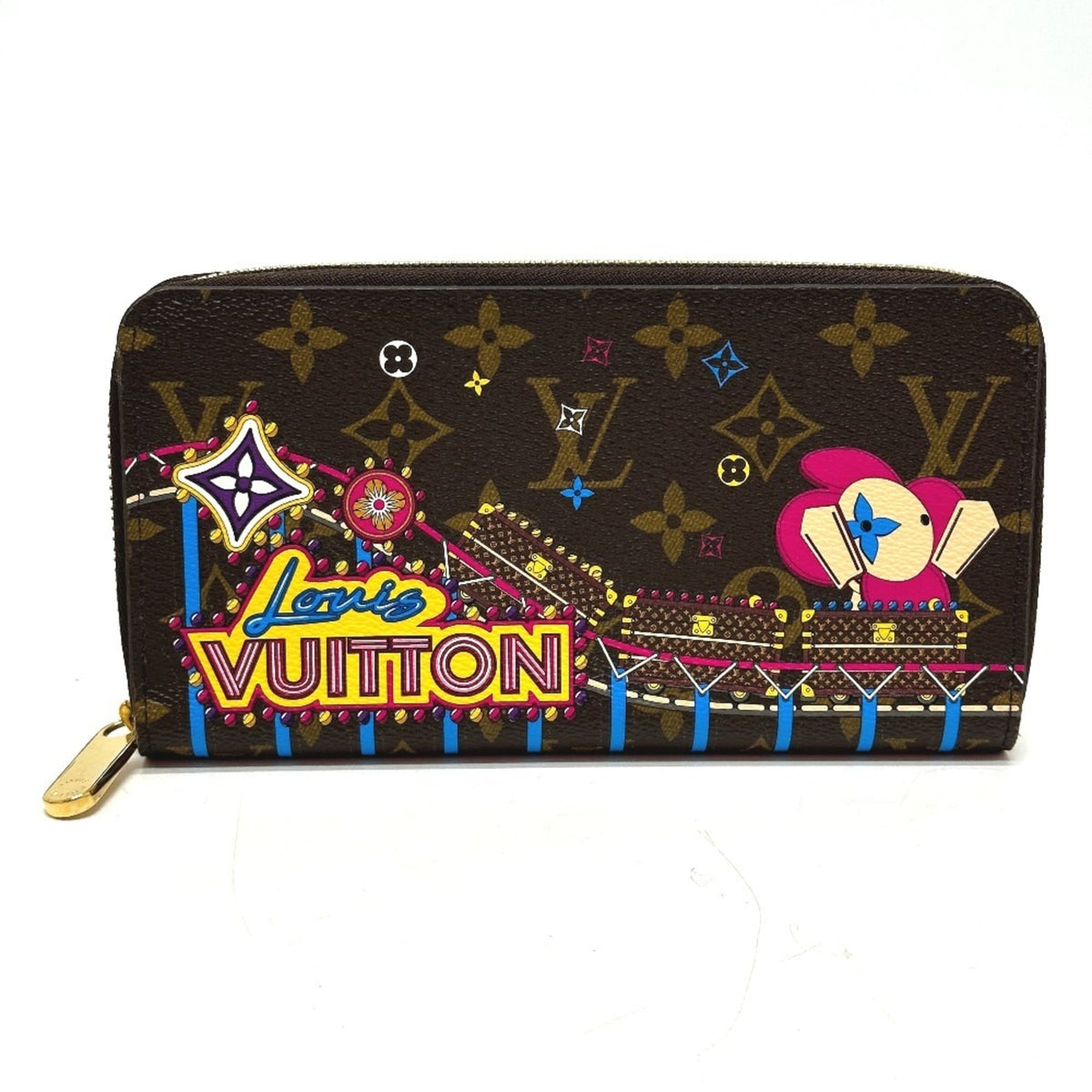 Louis Vuitton Monogram Brown Monogram Long Wallet (Bi-Fold) (Pre-Owned)