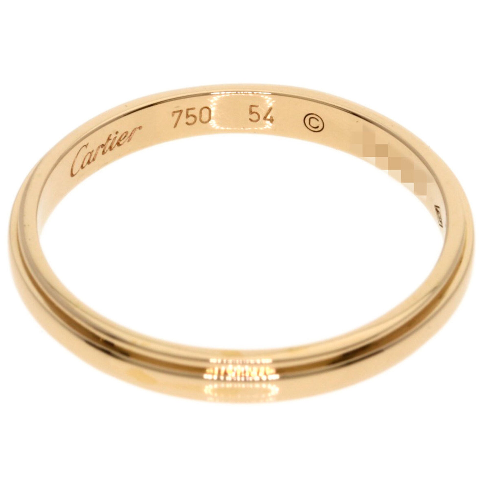 Cartier Pink Gold (18K) Band Ring (Pre-Owned)