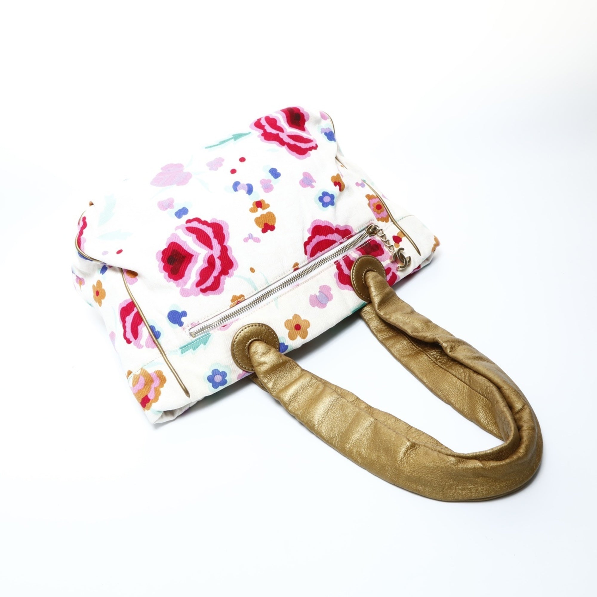 Chanel Multi-Color Canvas Tote Bag (Pre-Owned)
