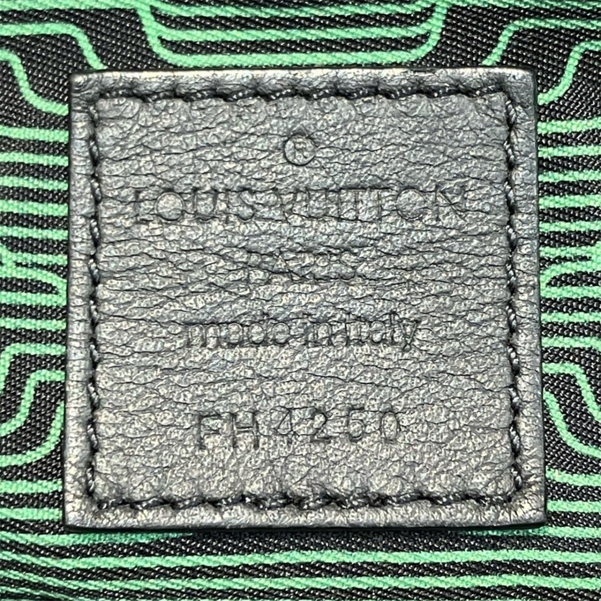 Louis Vuitton Black Nylon Canvas Clutch Bag Pochette (Pre-Owned)