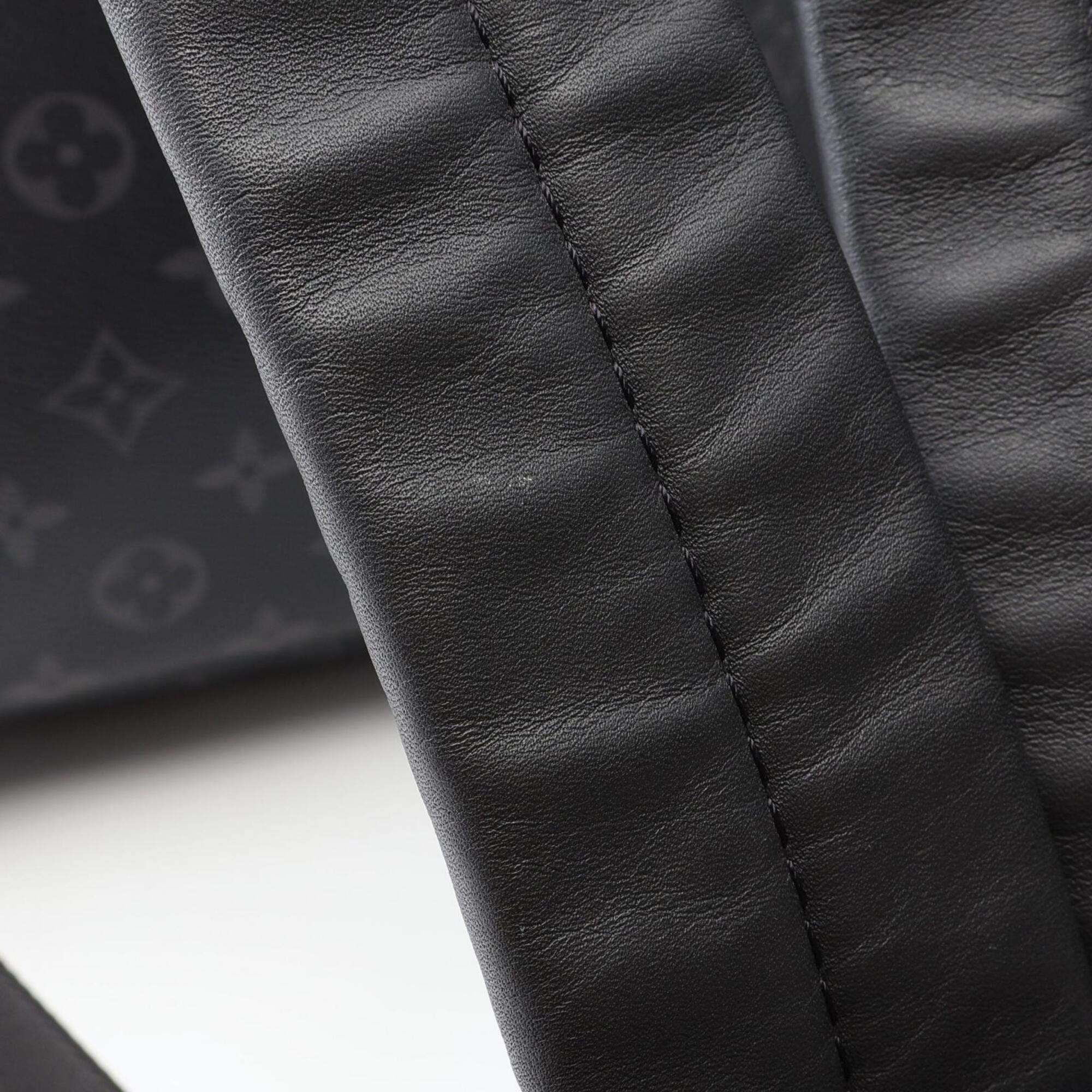 Louis Vuitton Black Monogram Eclipse Monogram Eclipse Leather Backpack (Pre-Owned)