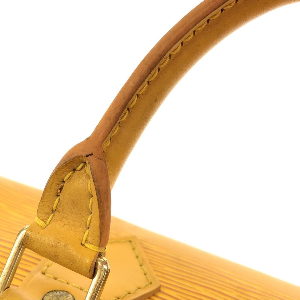 Louis Vuitton Yellow Leather Boston Bag (Pre-Owned)