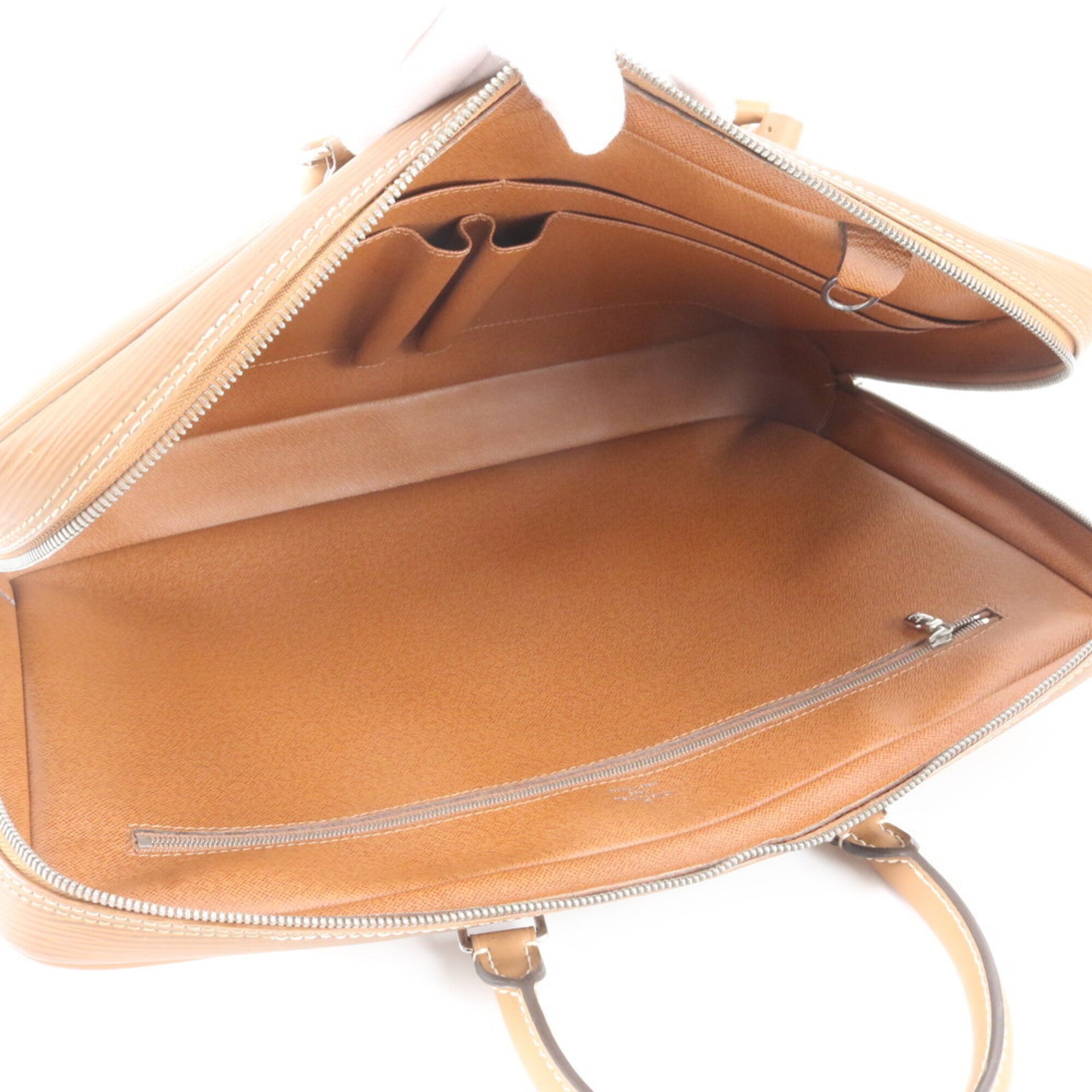 Louis Vuitton Epi Brown Leather Handbag (Pre-Owned)