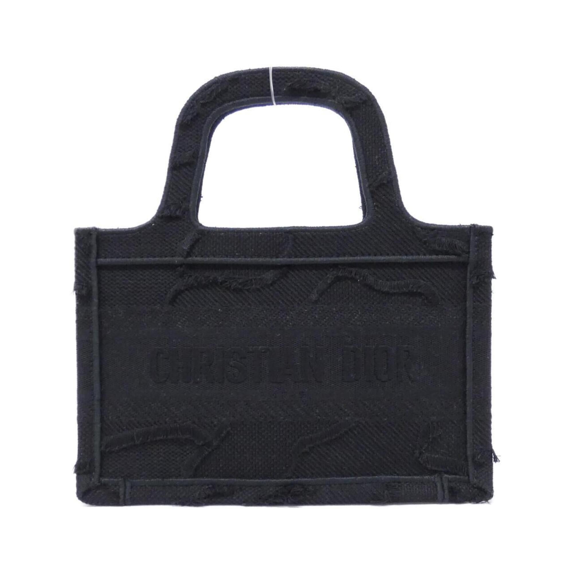 Christian Dior Black Canvas Handbag (Pre-Owned)