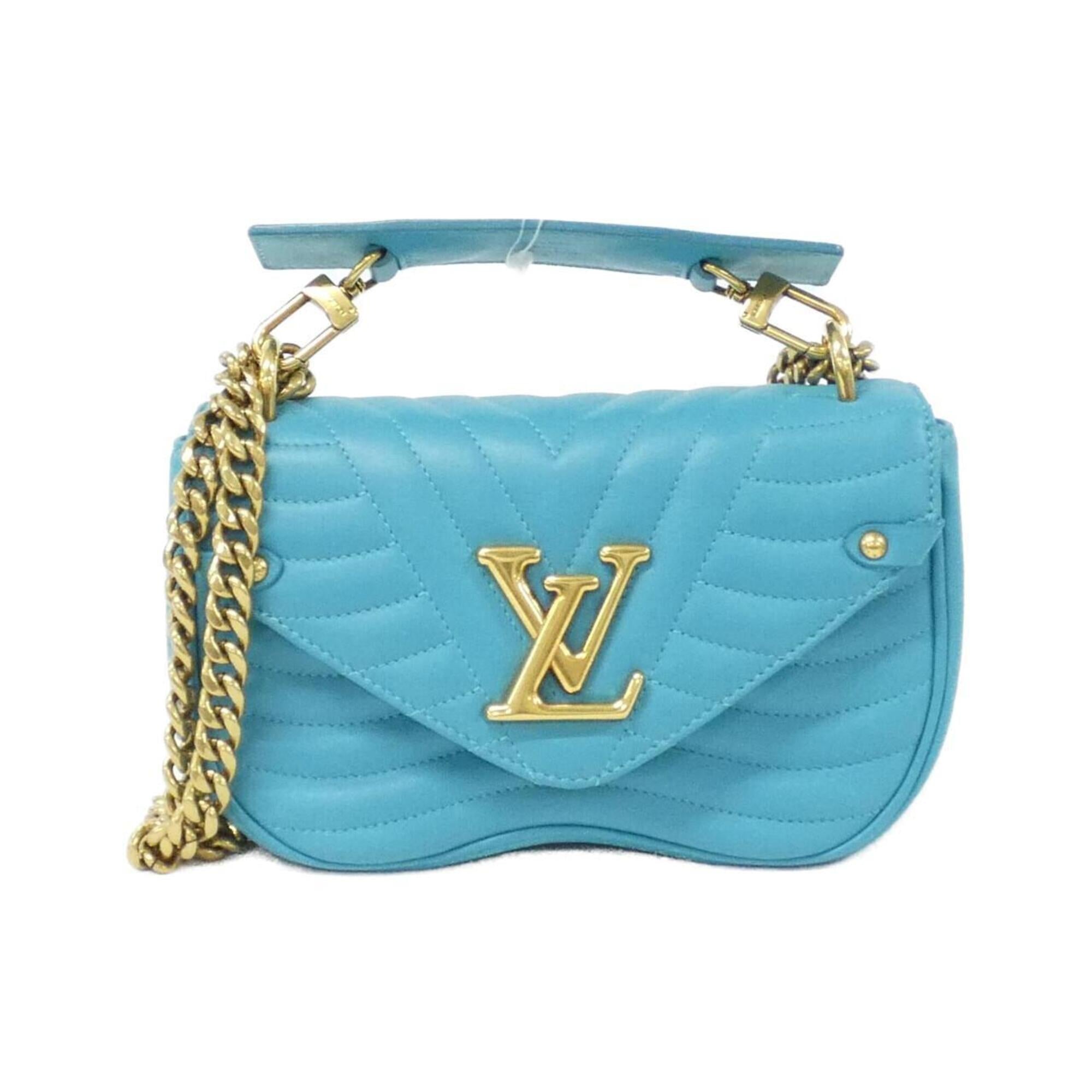 Louis Vuitton Green Leather Shoulder Bag (Pre-Owned)