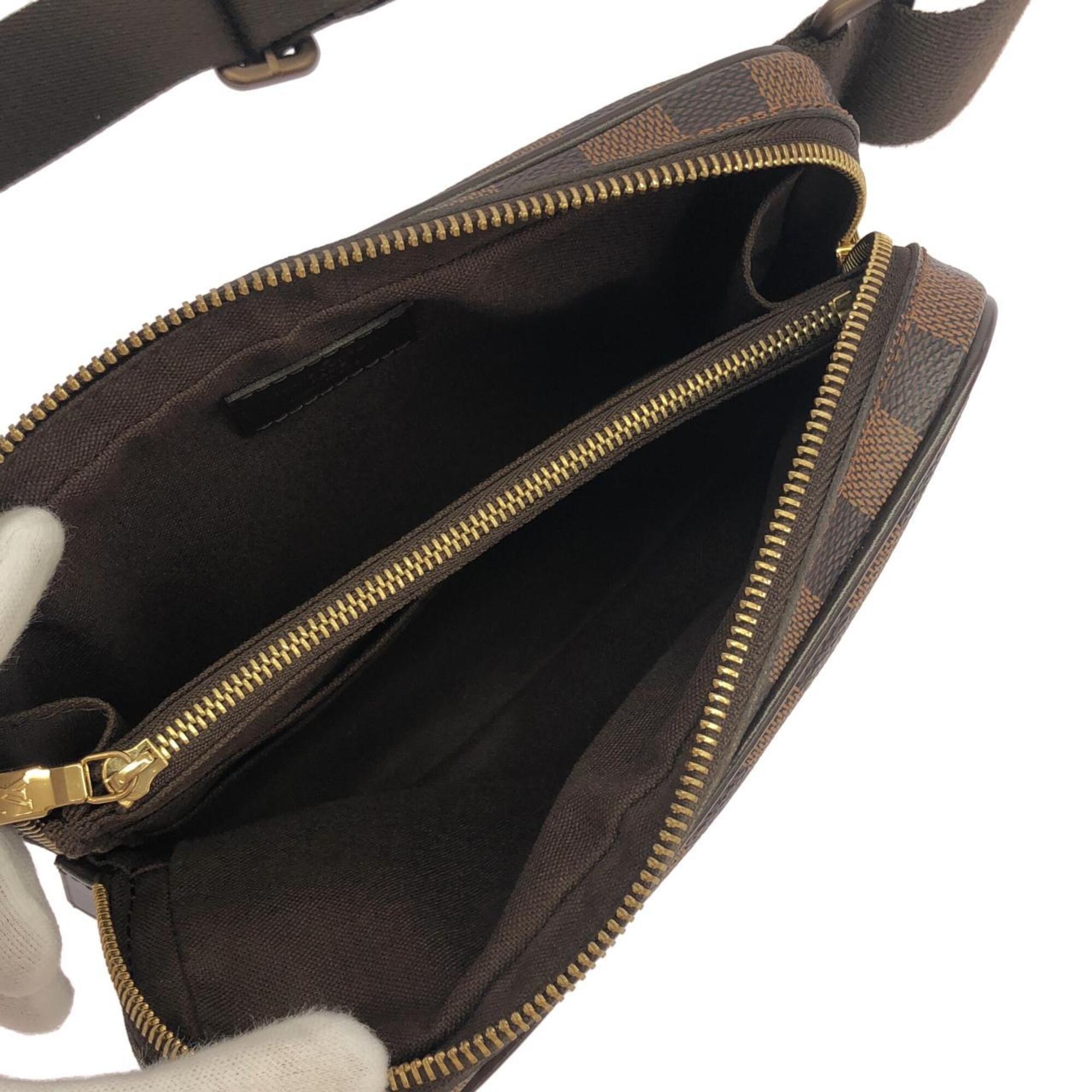 Louis Vuitton Ebene Coated Canvas Shoulder Bag (Pre-Owned)